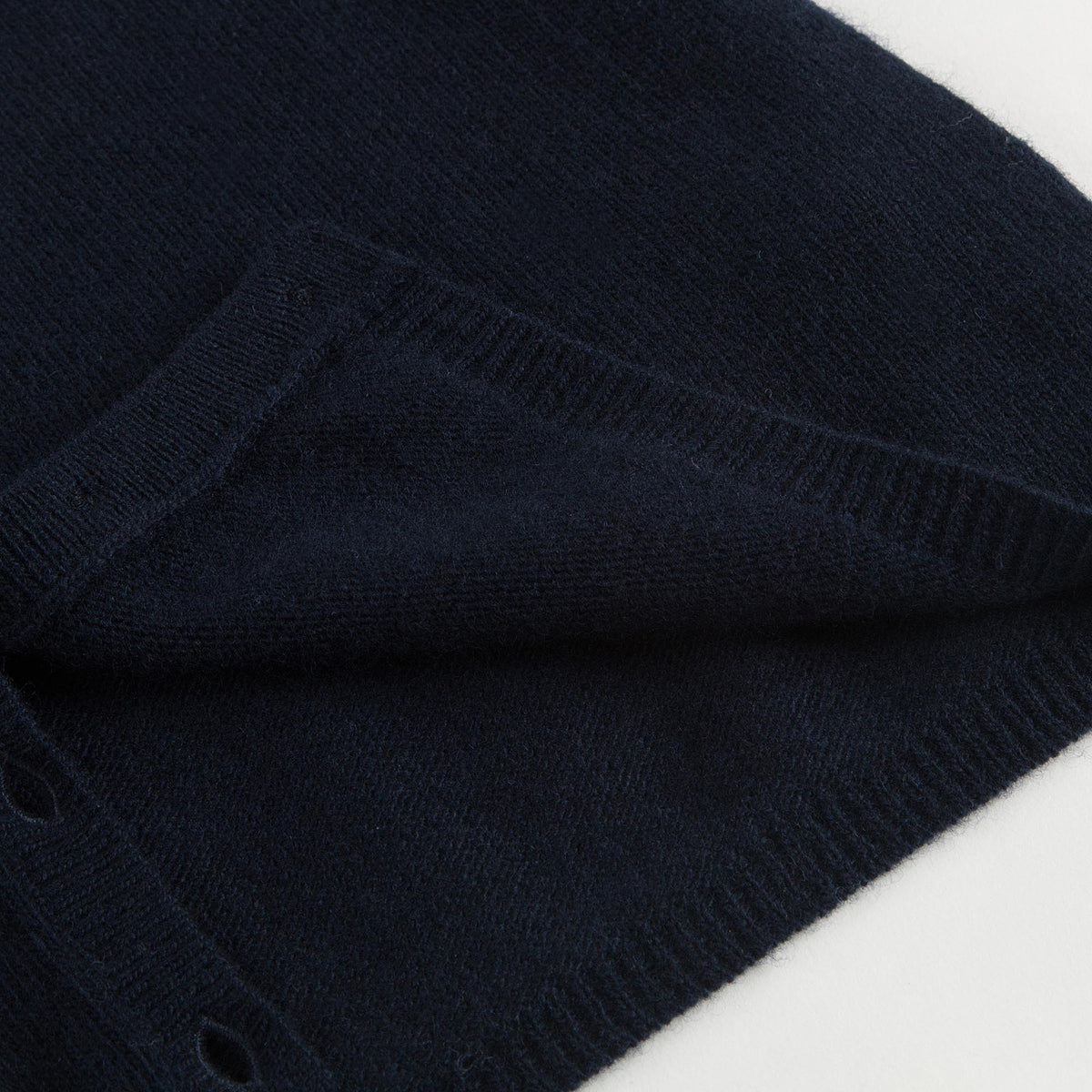 Gilet en laine bleu marine pour filles avec nœuds décoratifs argentés