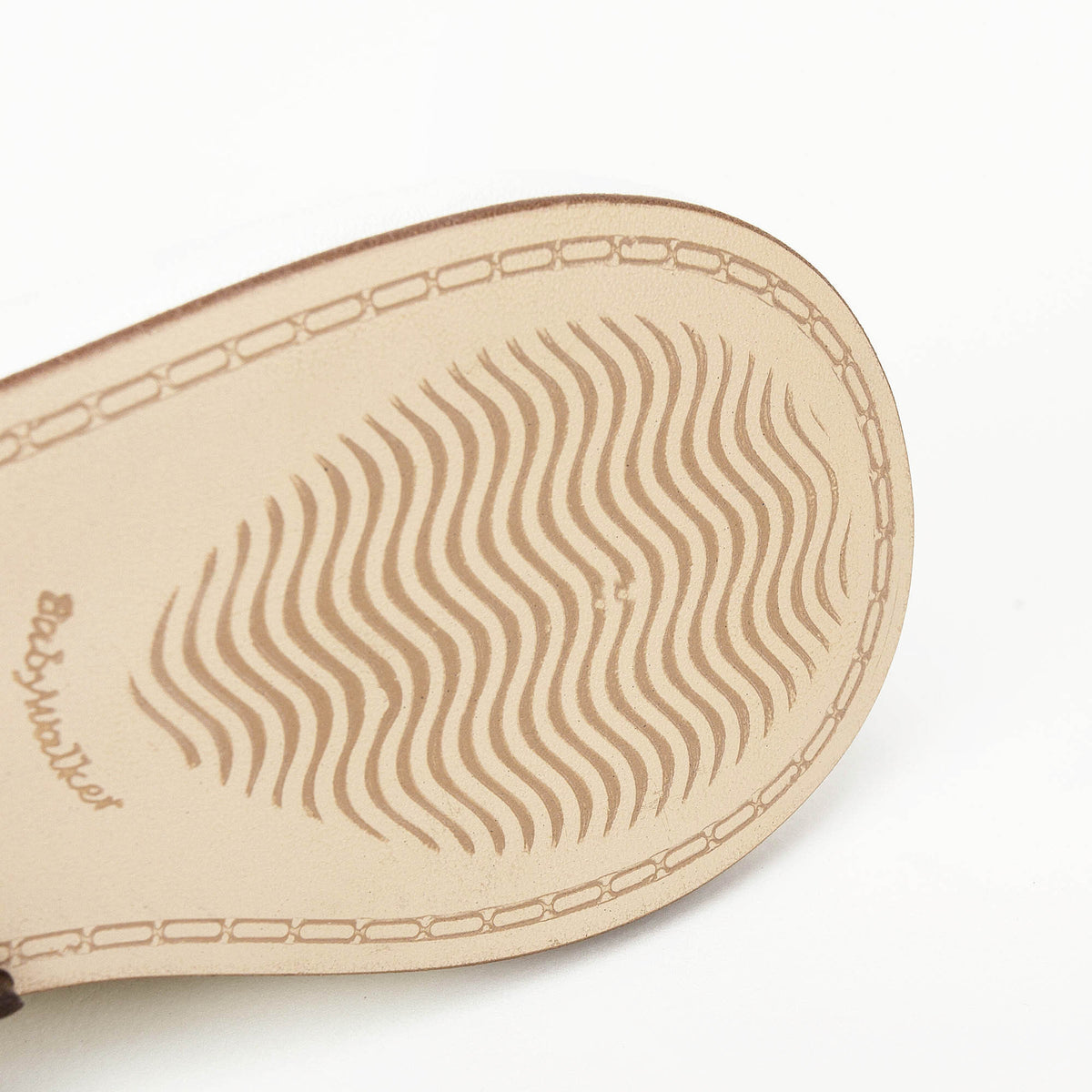 Chaussures en cuir ivoire pour filles avec liserés de diamants blancs