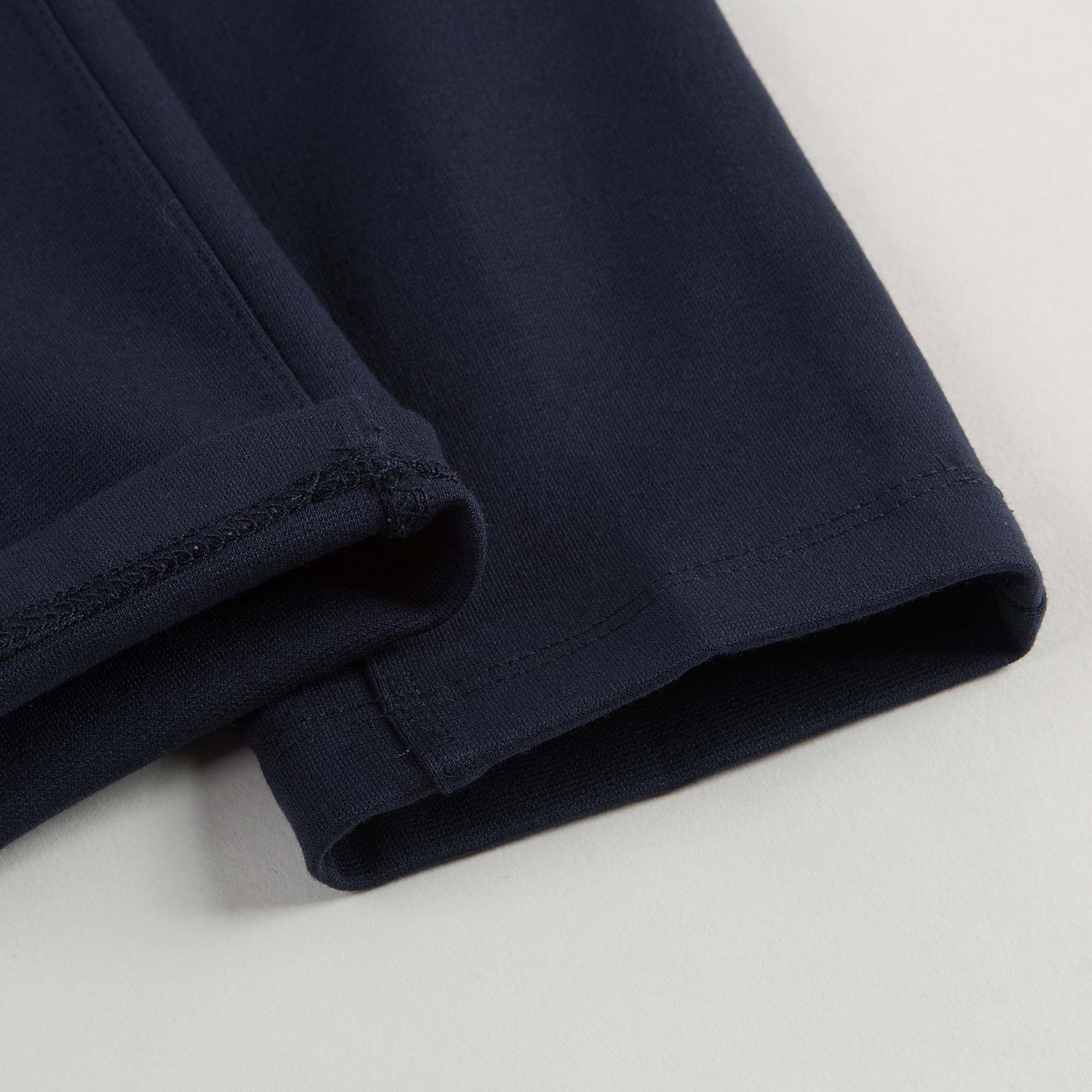 Girls Navy Blue Cotton Slim Fit Trousers