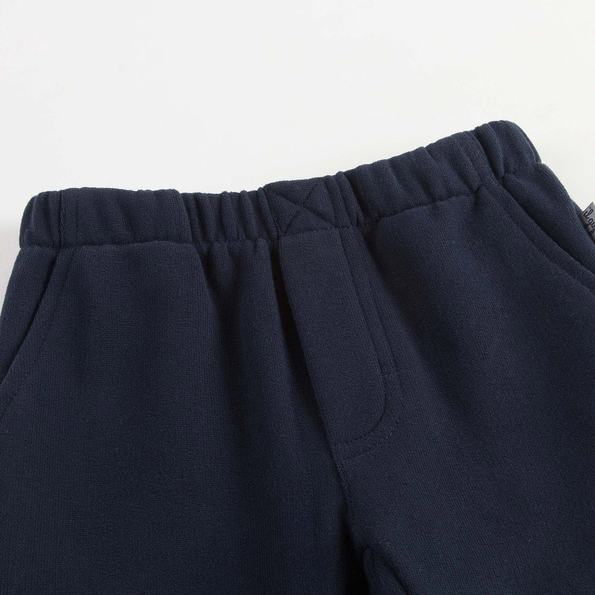 Pantalon en coton côtelé bleu marine pour garçons