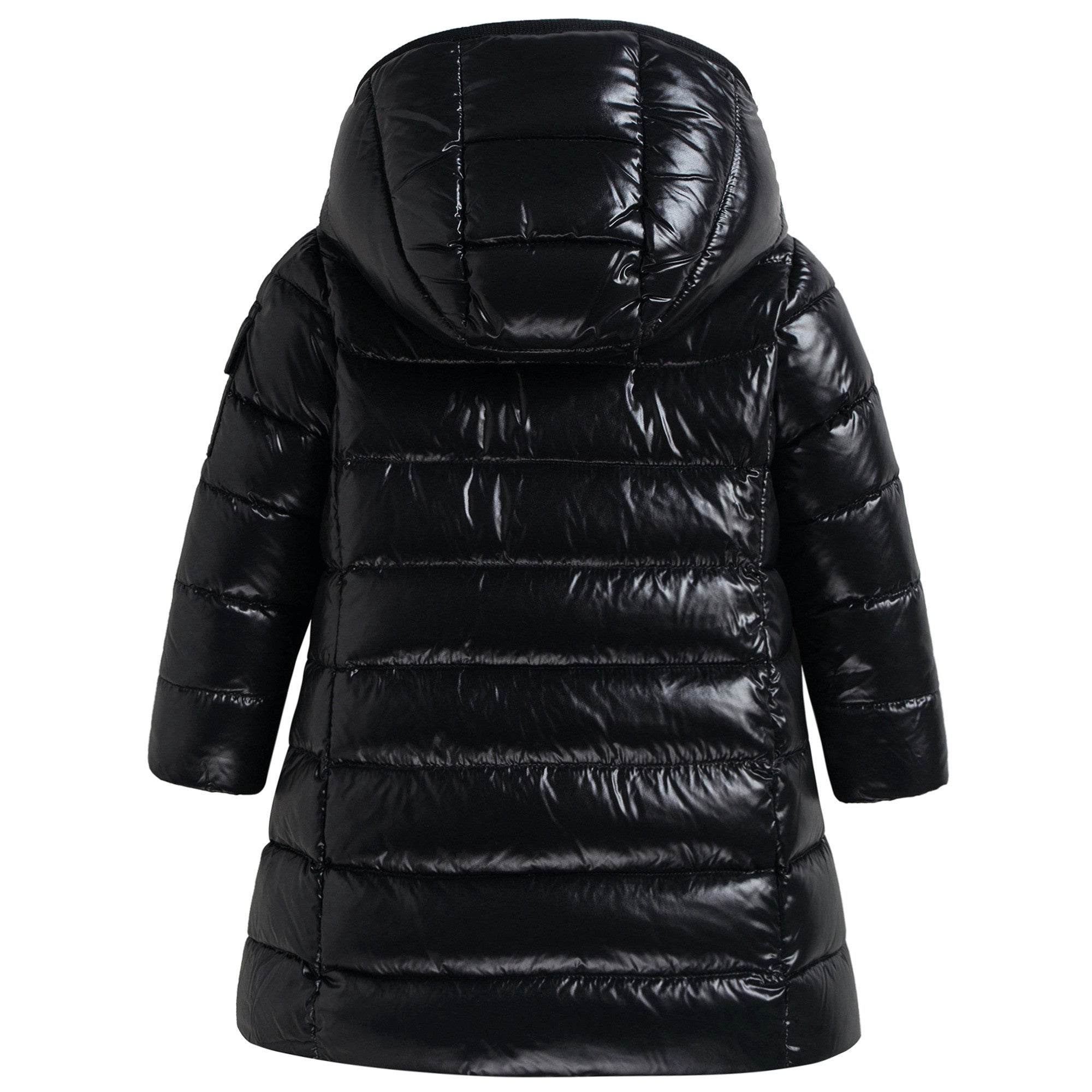 Girls Black "Moka" Down Padded Coat