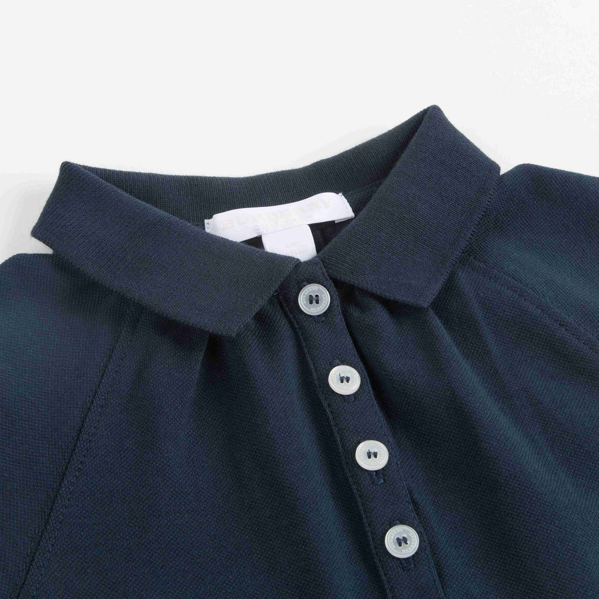 Girls Navy Blue Polo Dress