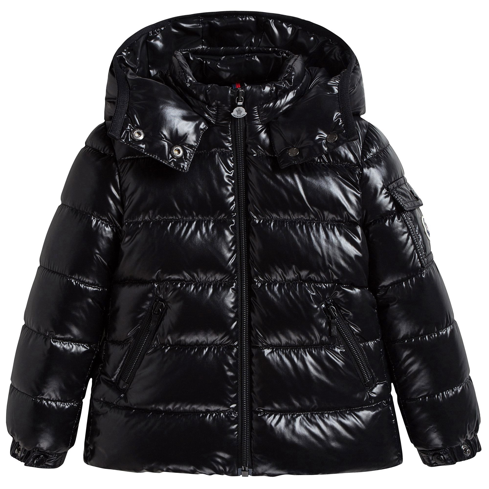 Girls Black "Bady" Down Padded Jacket