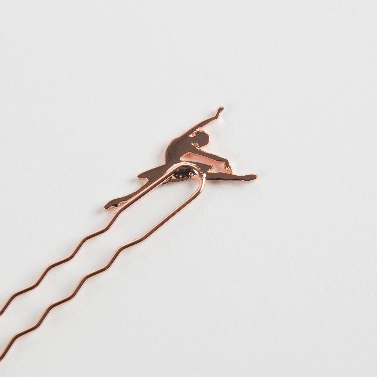 Barrette en métal rose pour filles