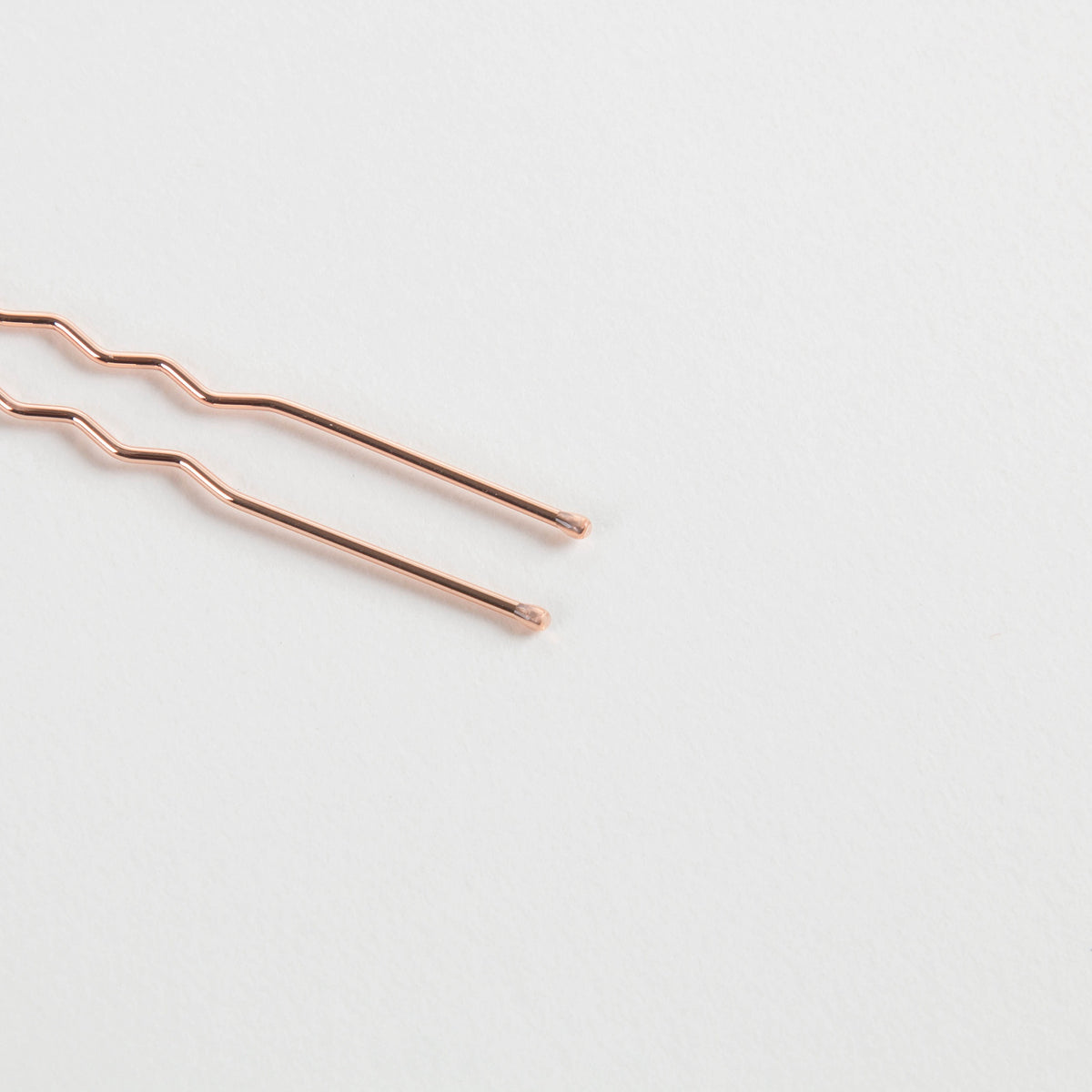 Barrette en métal rose pour filles