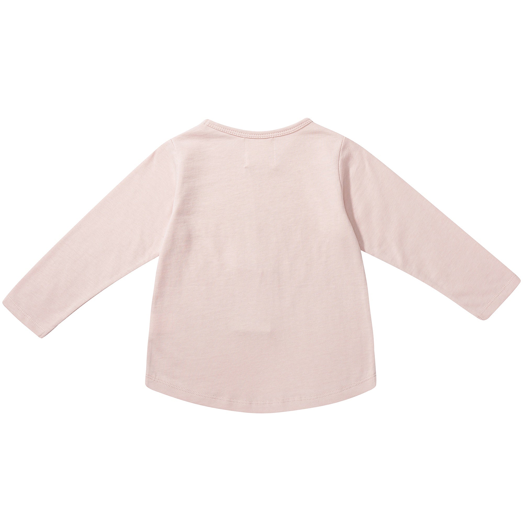 Girls Pink Cotton T-shirt