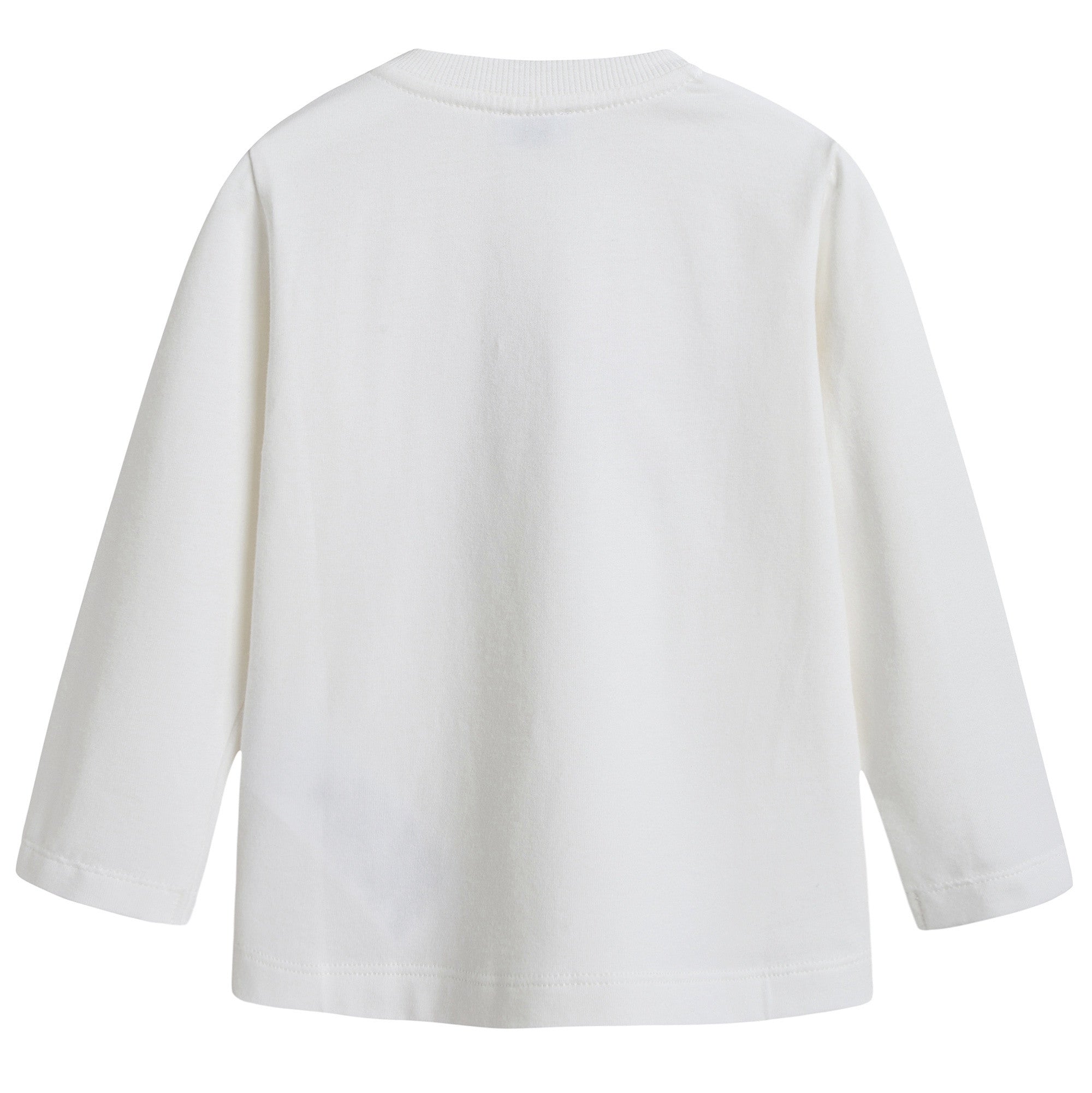 Baby Girls Ivory Bow Printed T-shirt