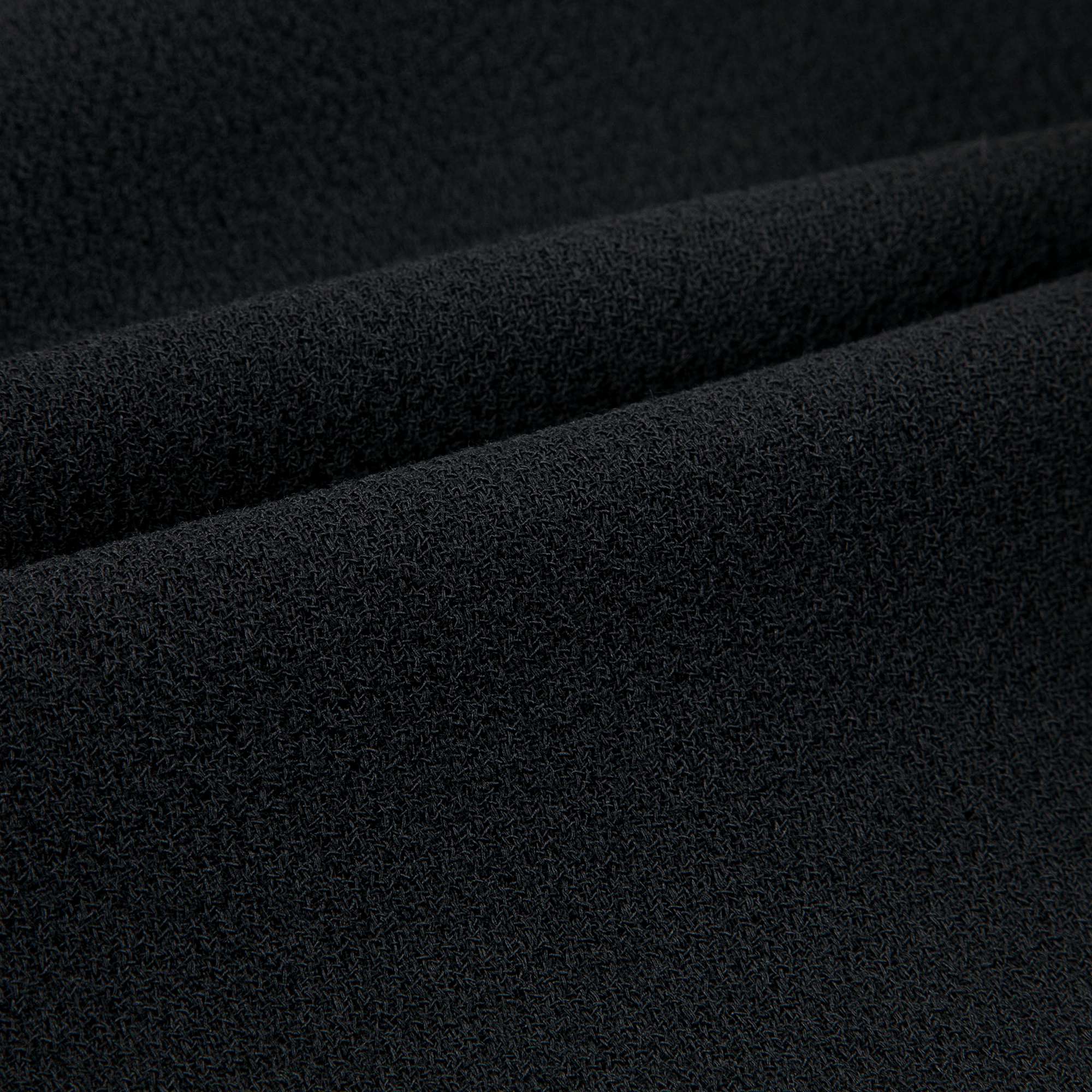 Girls Black "DG" Wool Dress