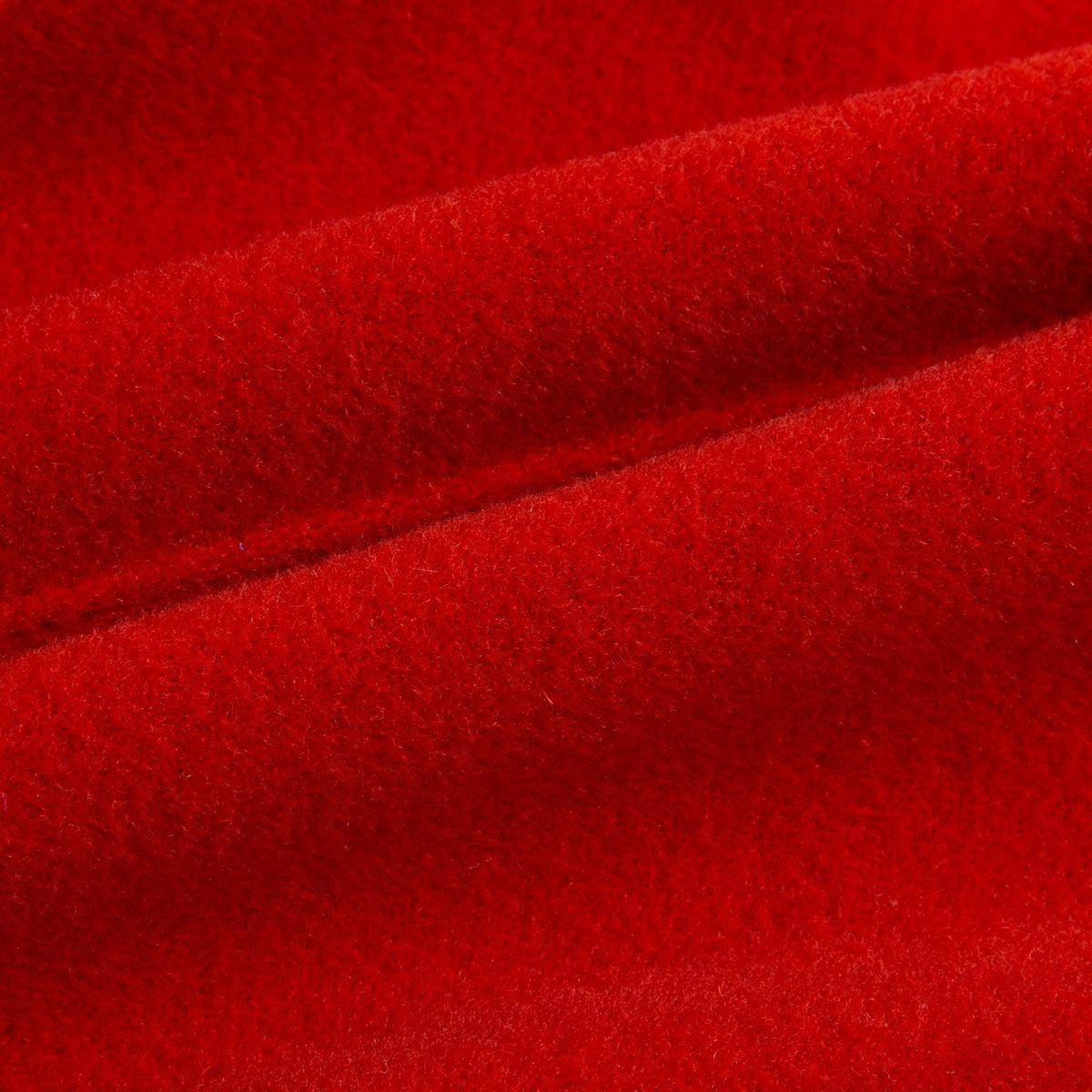 Manteau en laine orange-rouge pour bébé fille