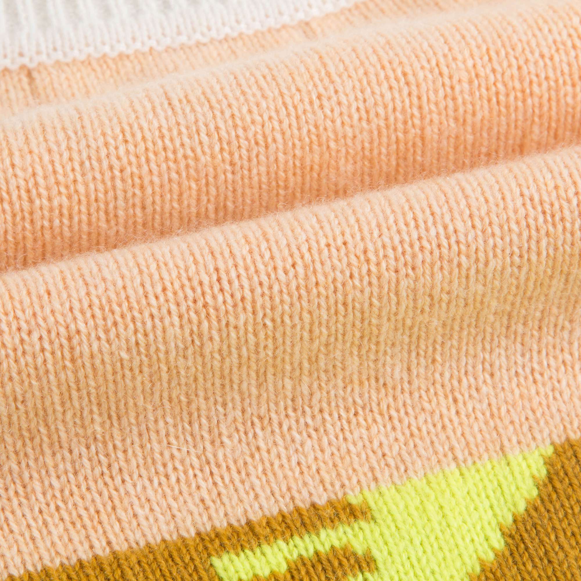 Girls Peach Logo Sweater