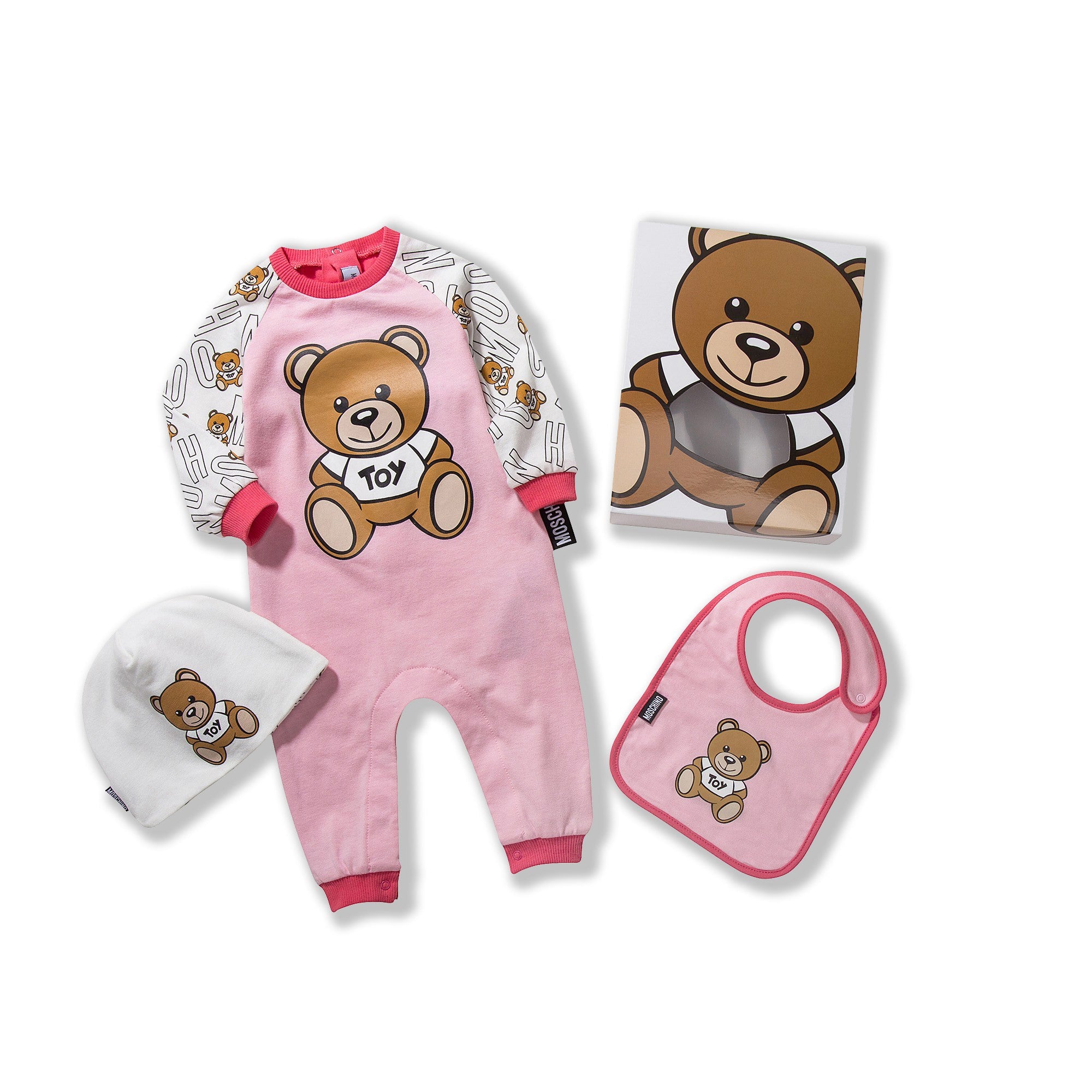 Baby Girls Red Babygrow 3 Piece Set