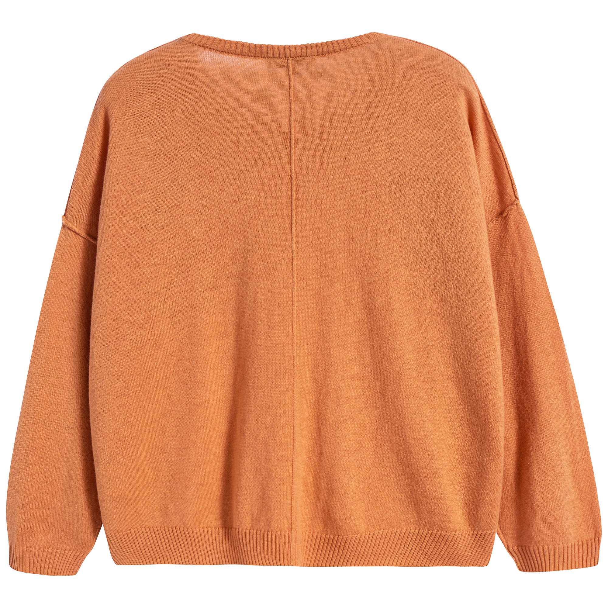 Girls Tangerine Lotus Jumper
