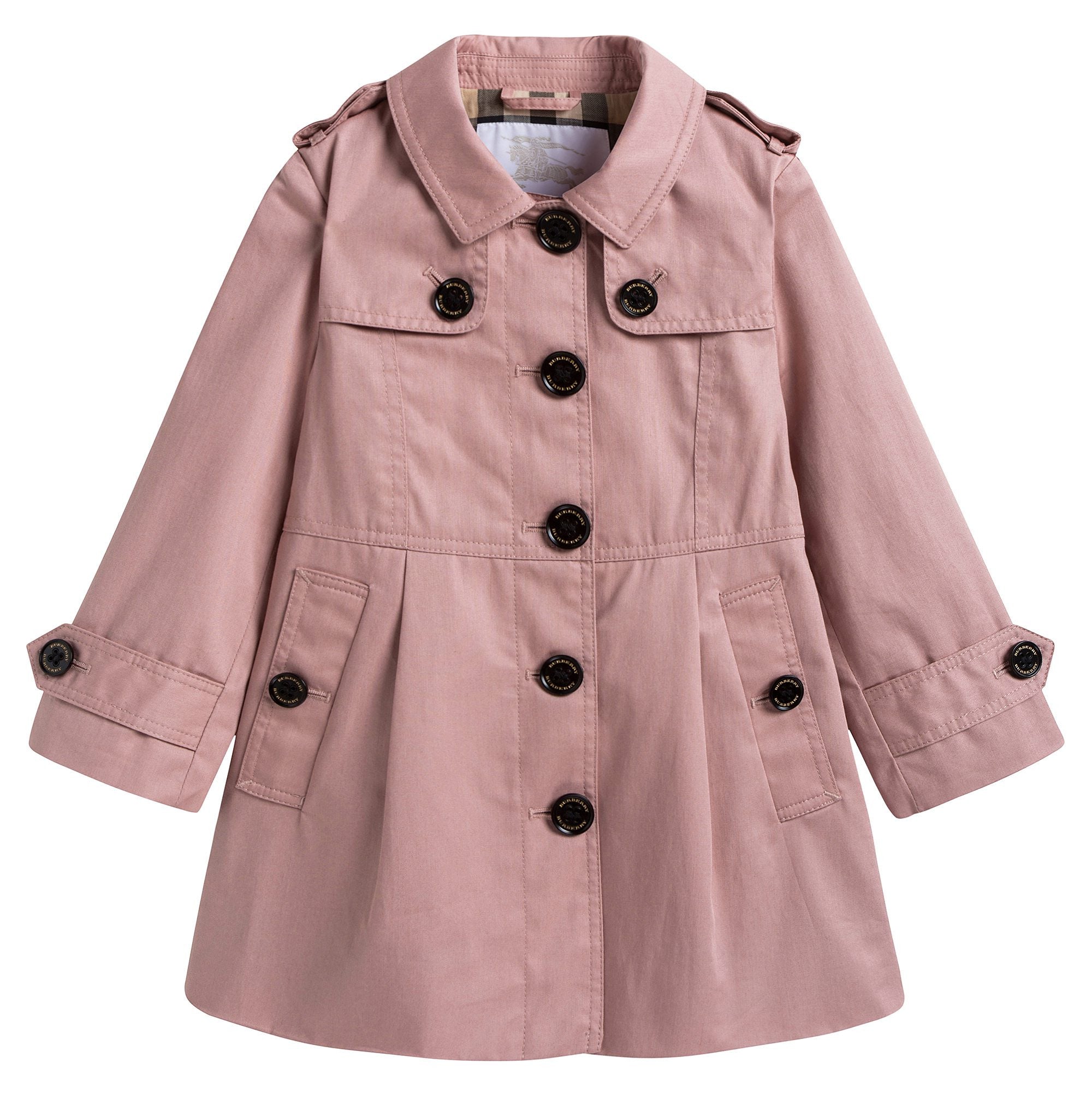 Baby Girls Pale Pink Trench Coat