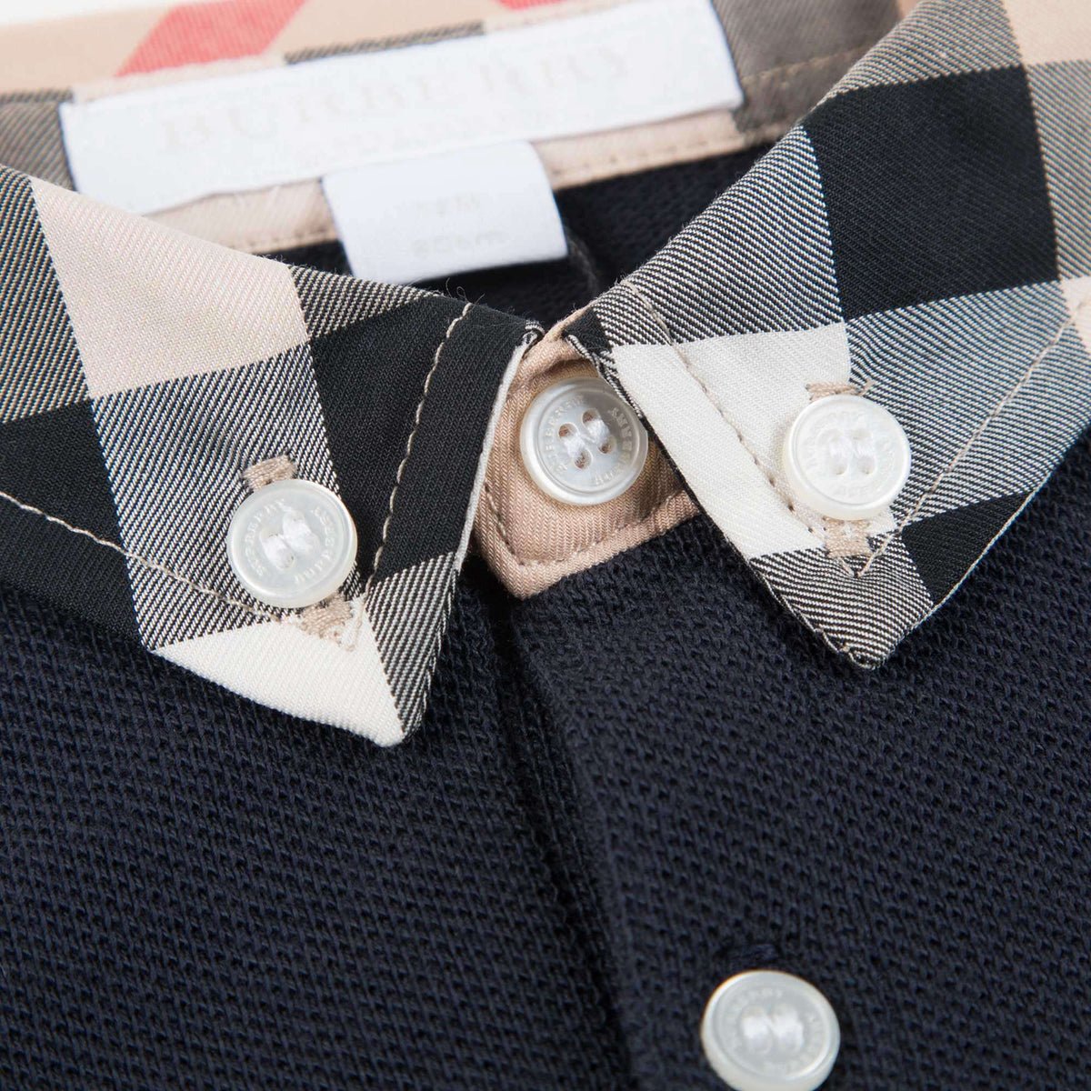 Polos en coton bleu marine pour garçons