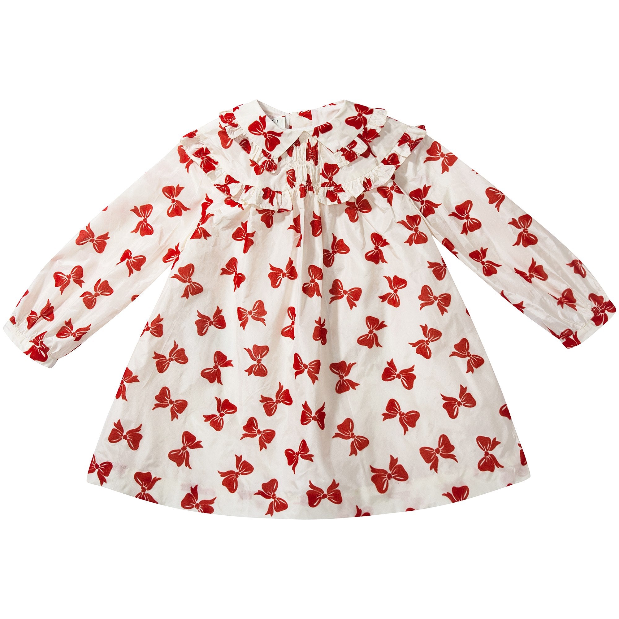 Baby Girls White Magnolia Cotton Dress
