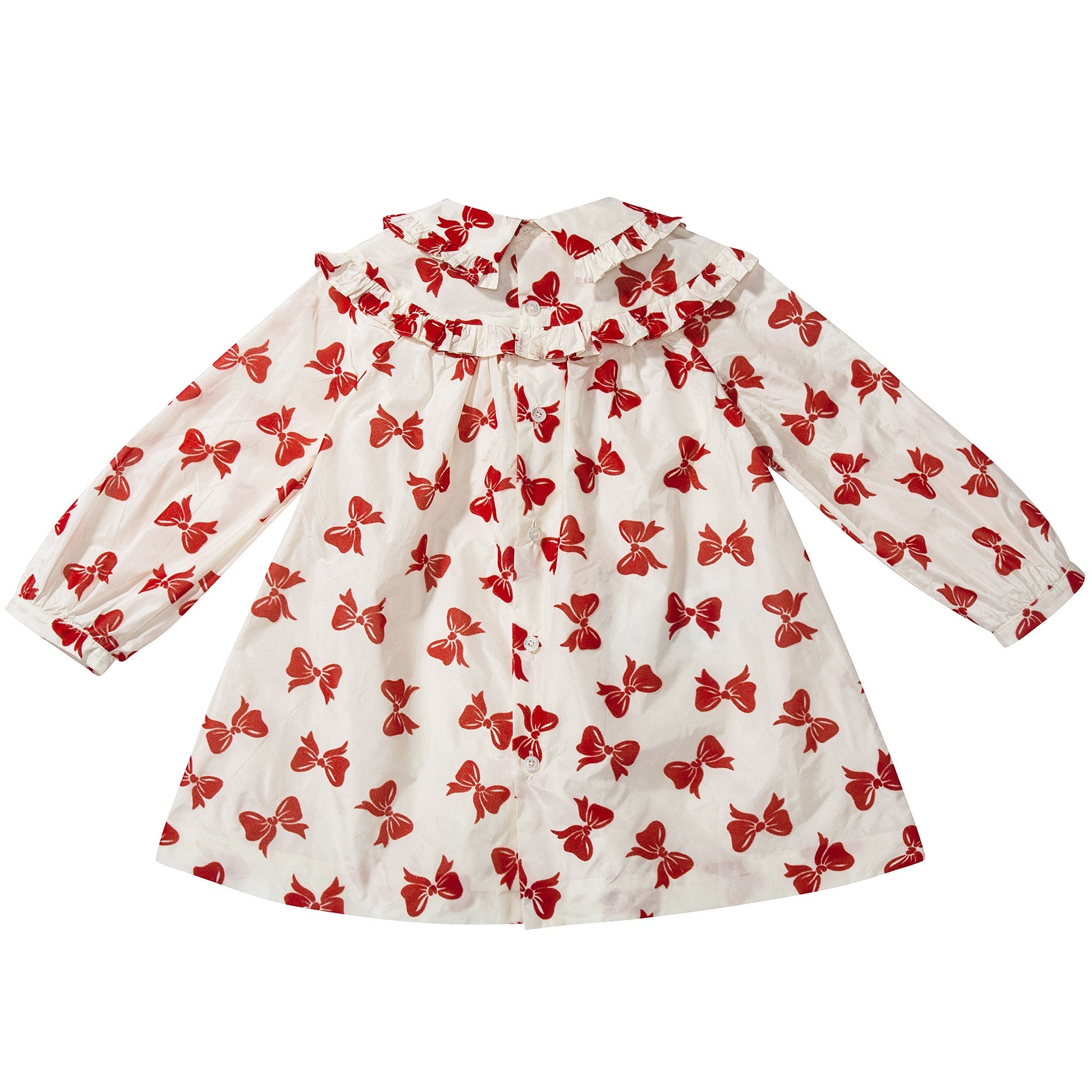 Baby Girls White Magnolia Cotton Dress
