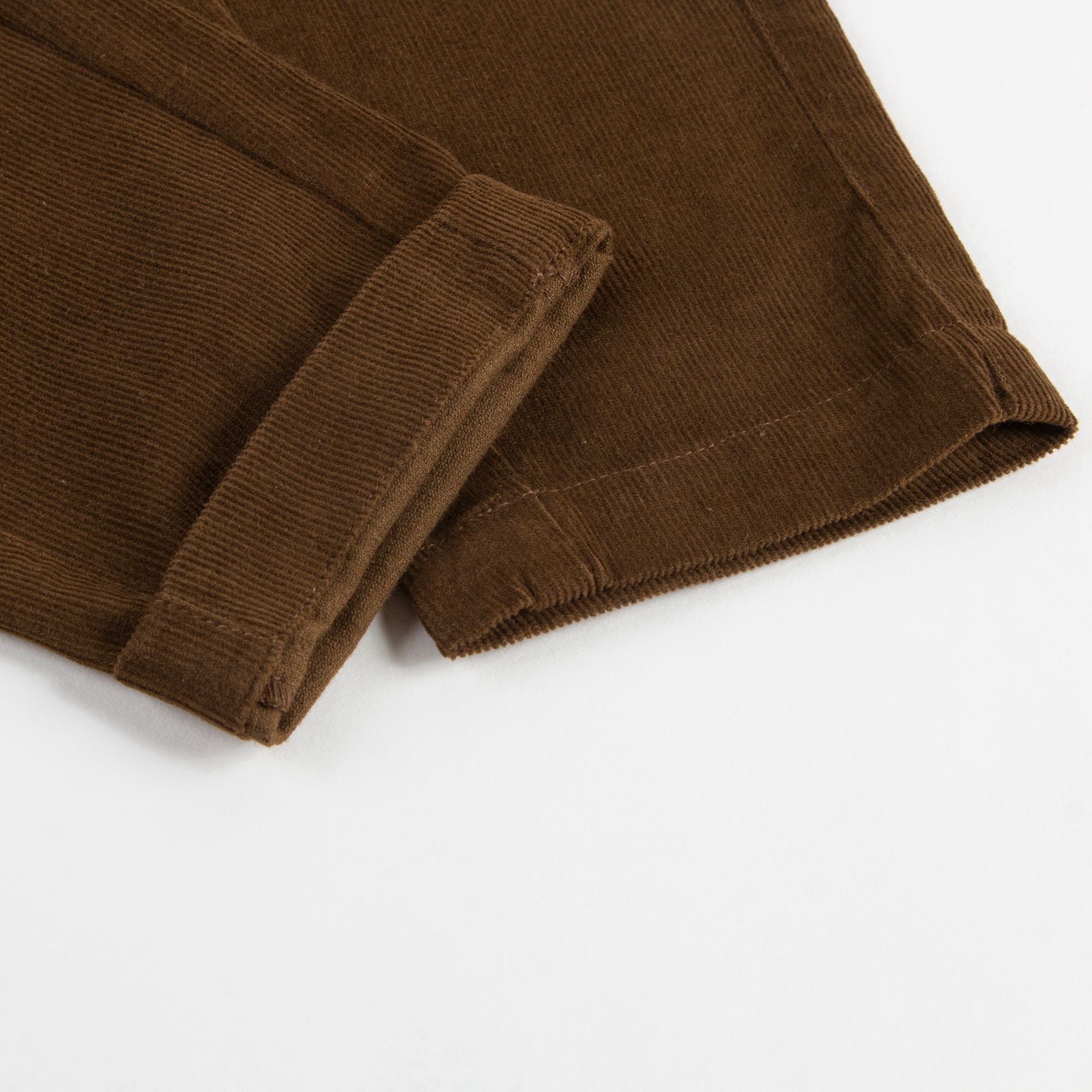 Girls Brown Cotton Trousers