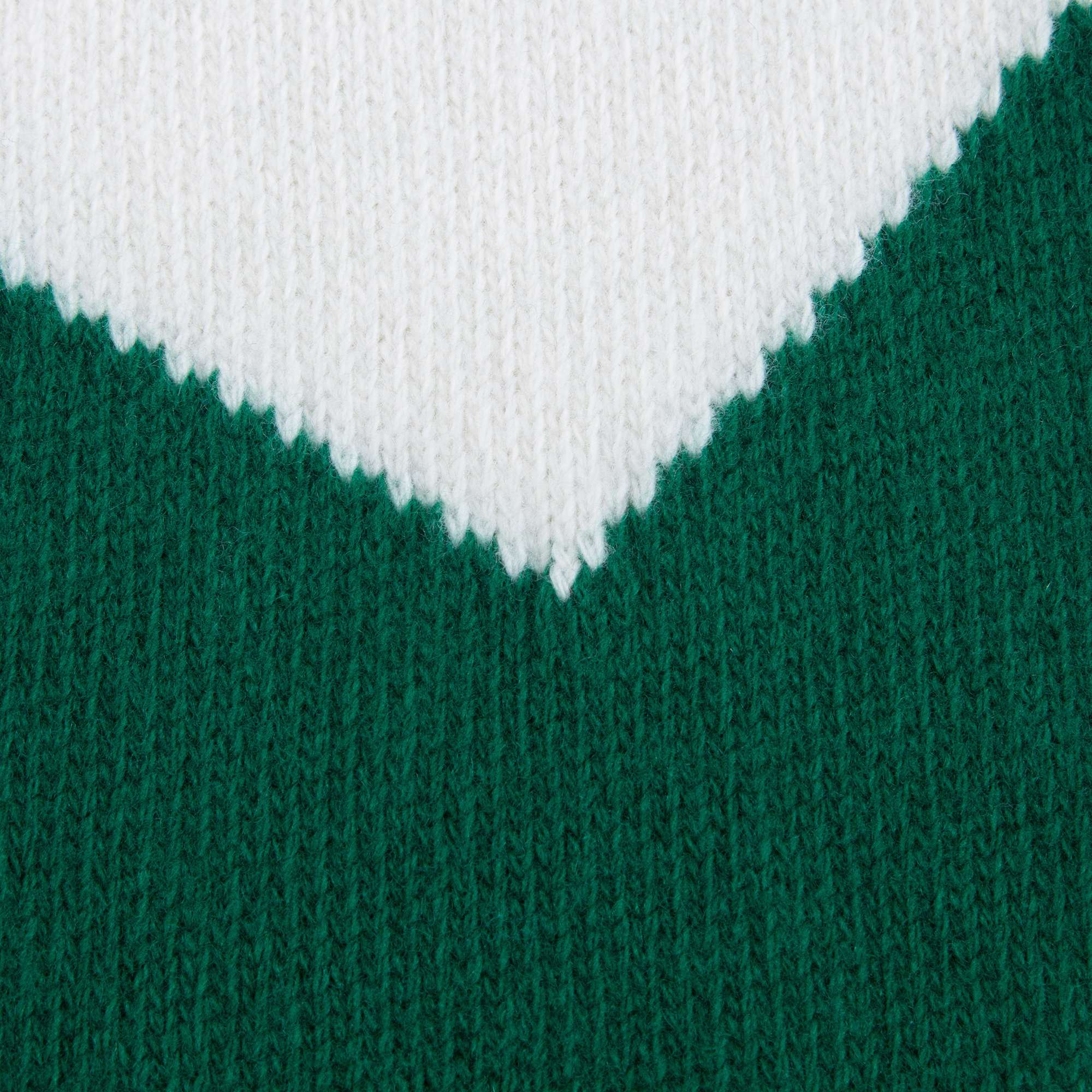 Girls Green Wool Scarf