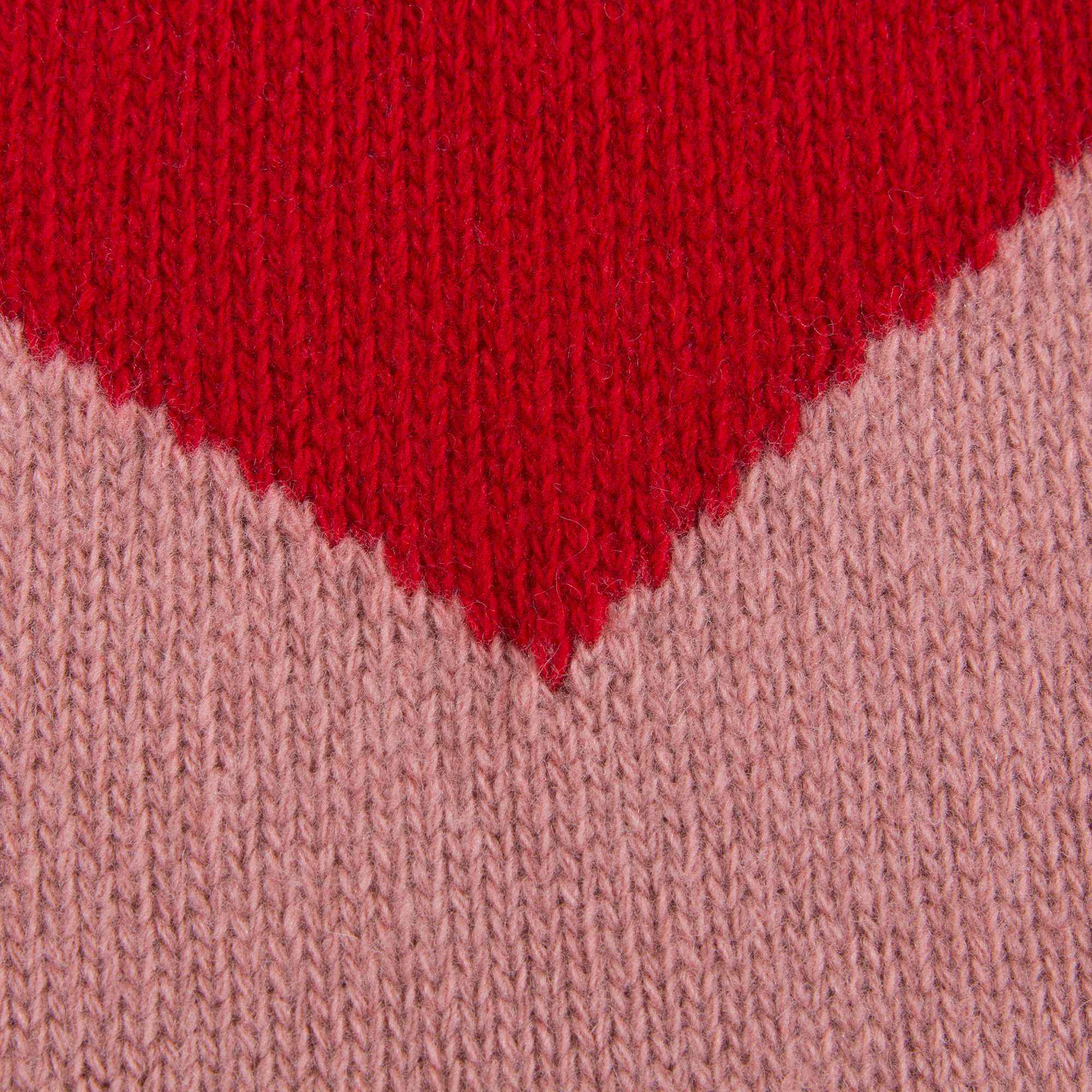 Girls Rose Pink Wool Scarf
