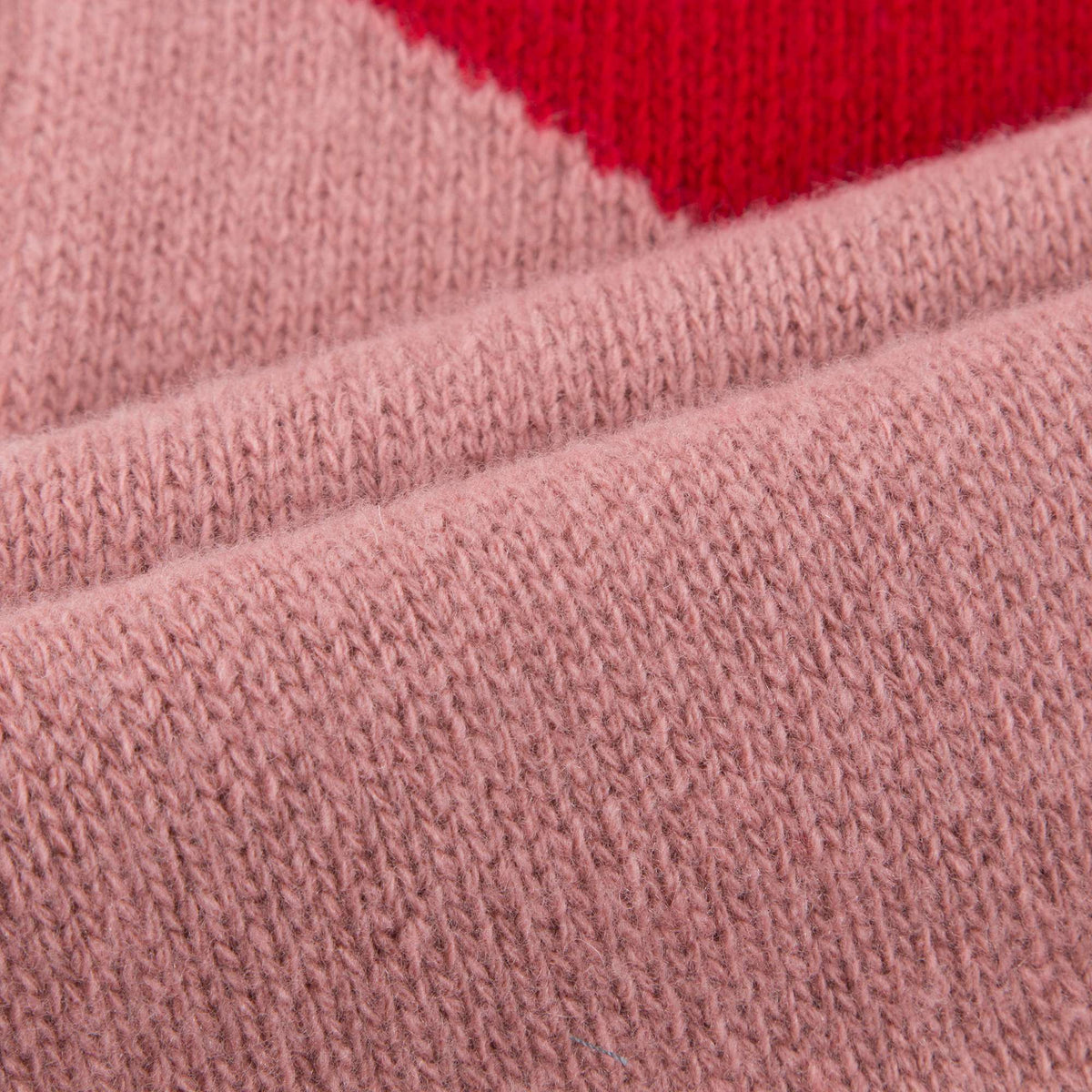 Écharpe en laine rose pour fille