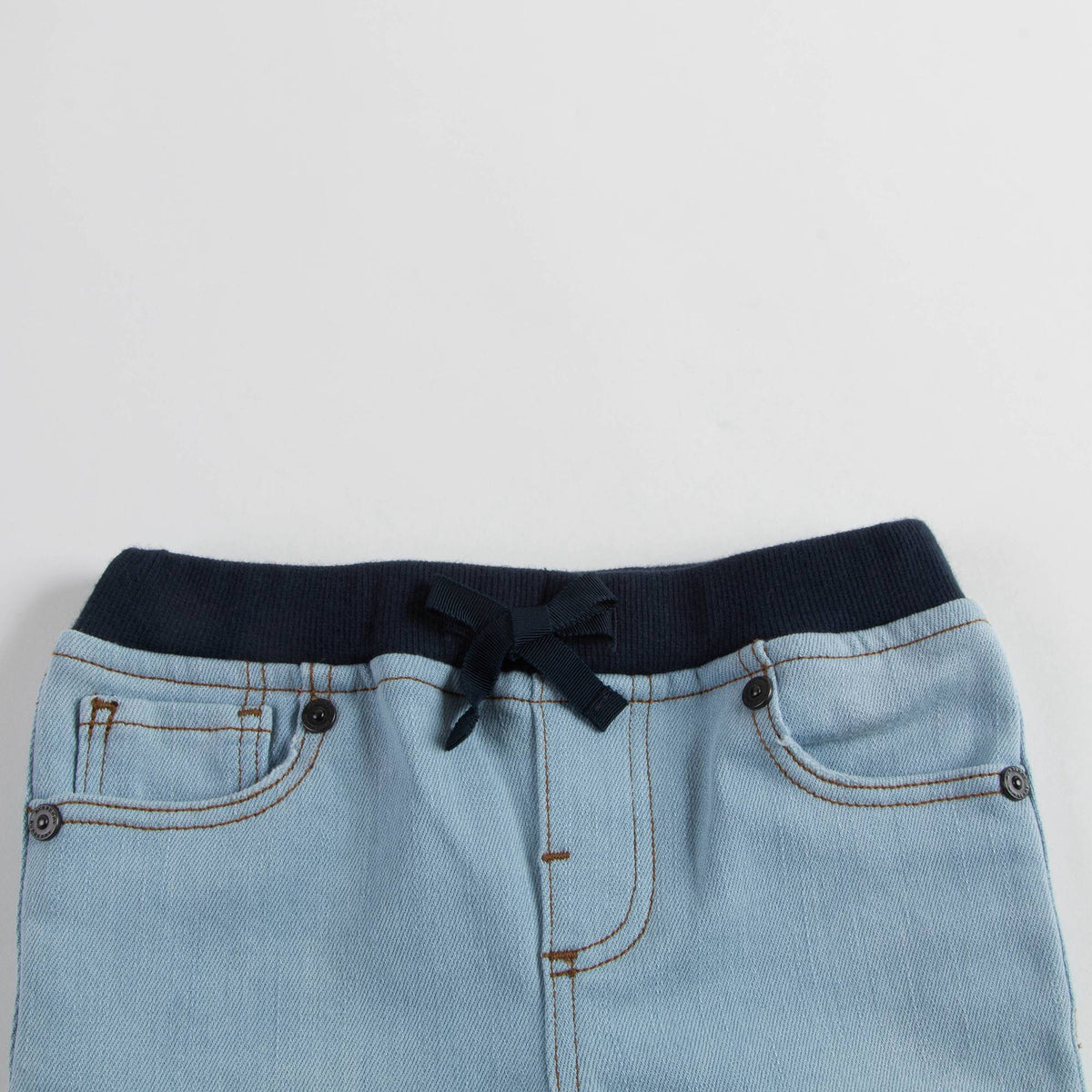 Pantalon en coton bleu clair pour bébé garçon