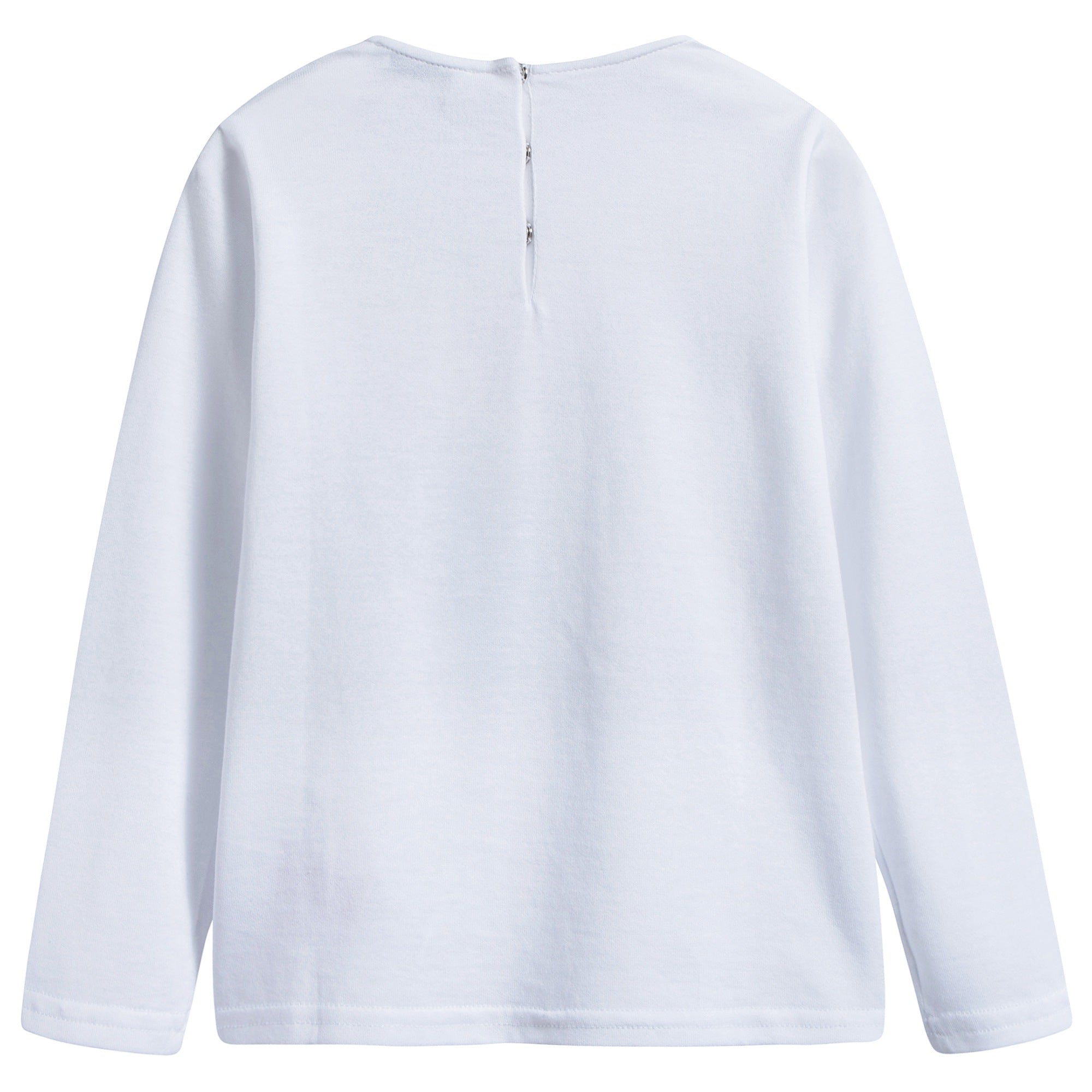 Baby Girls White Rose T-shirt