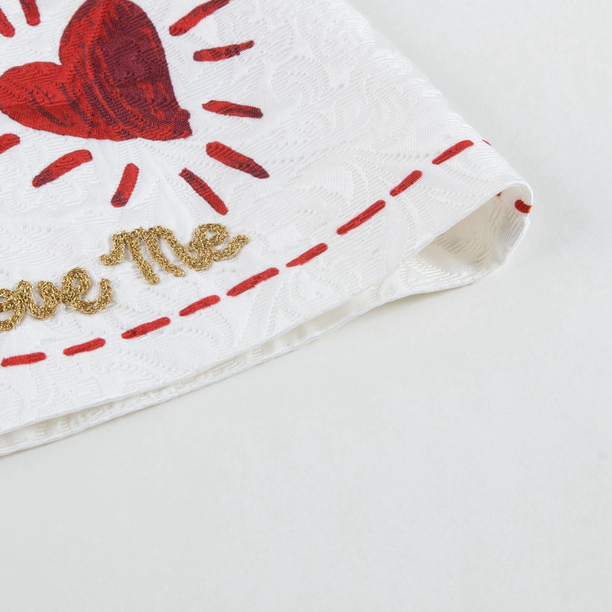 Girls White 'Love' Top