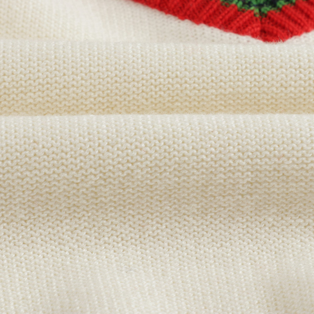 Pull en laine blanc garçon et fille