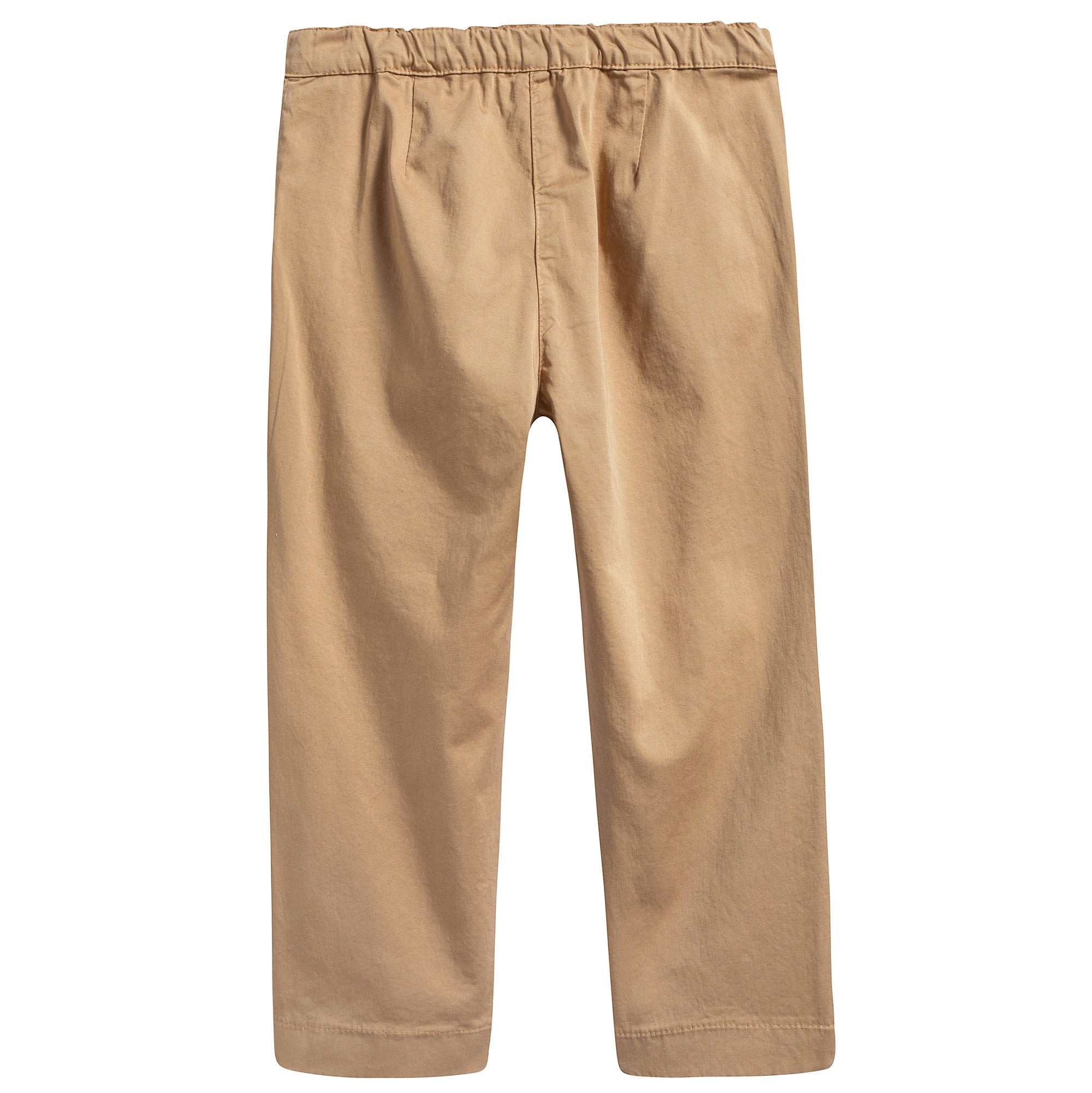 Girls Camel Capri Pants Cotton Trousers