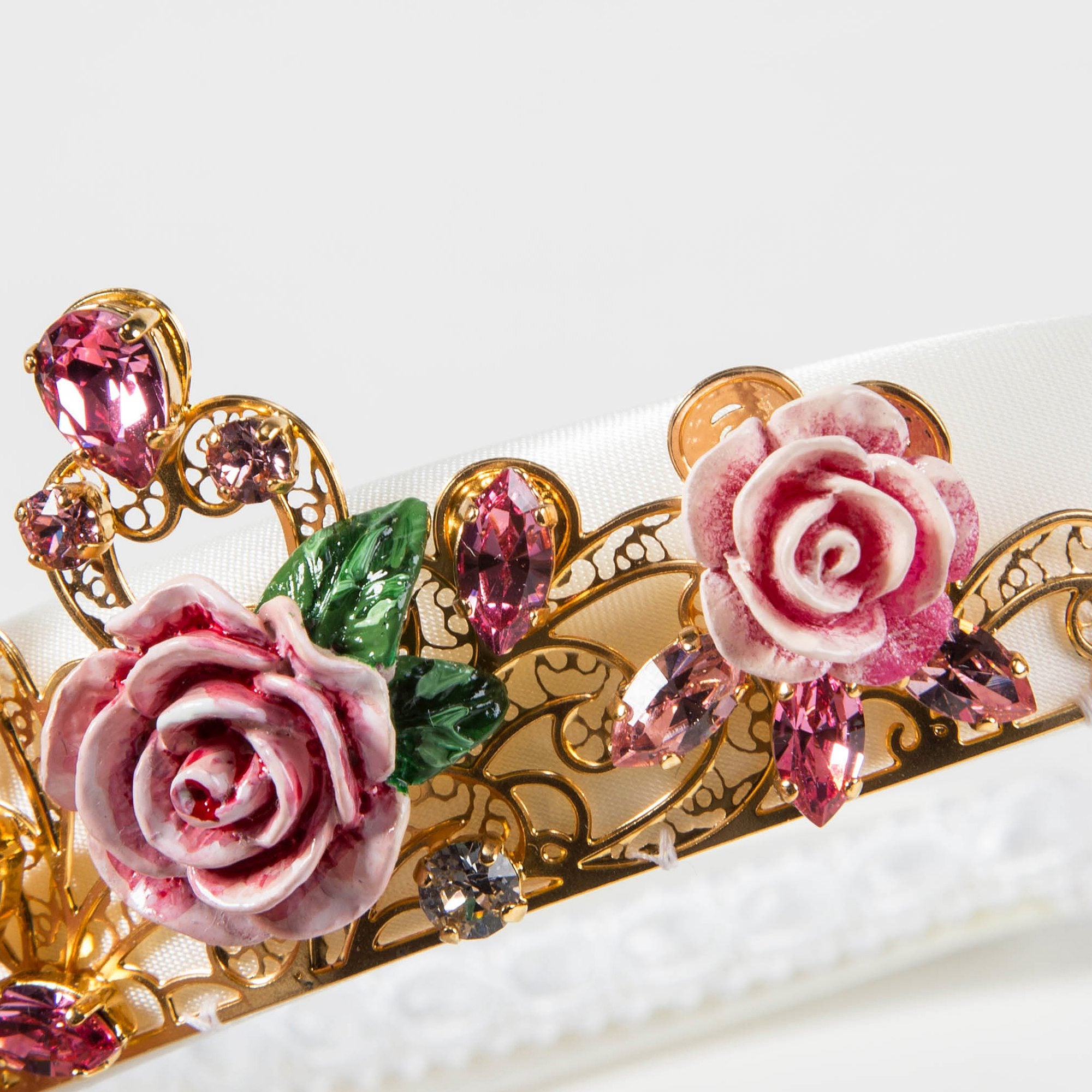 Girls Rose Gold Crown Headband