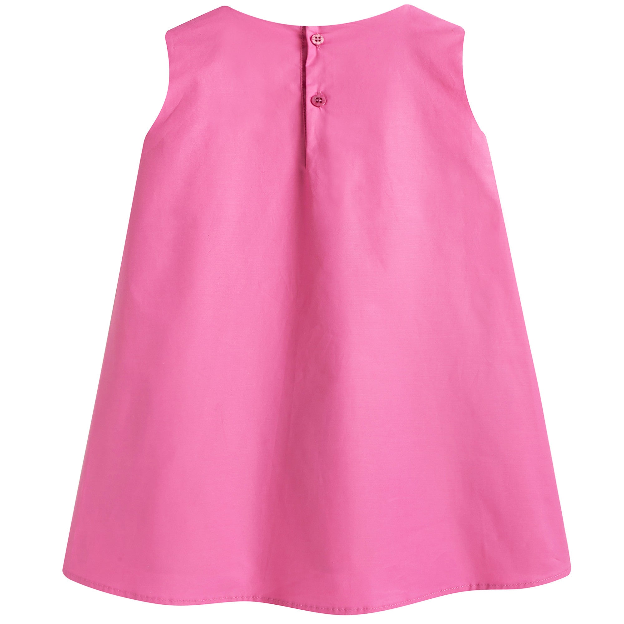 Girls Pink Flowers Printed Dress