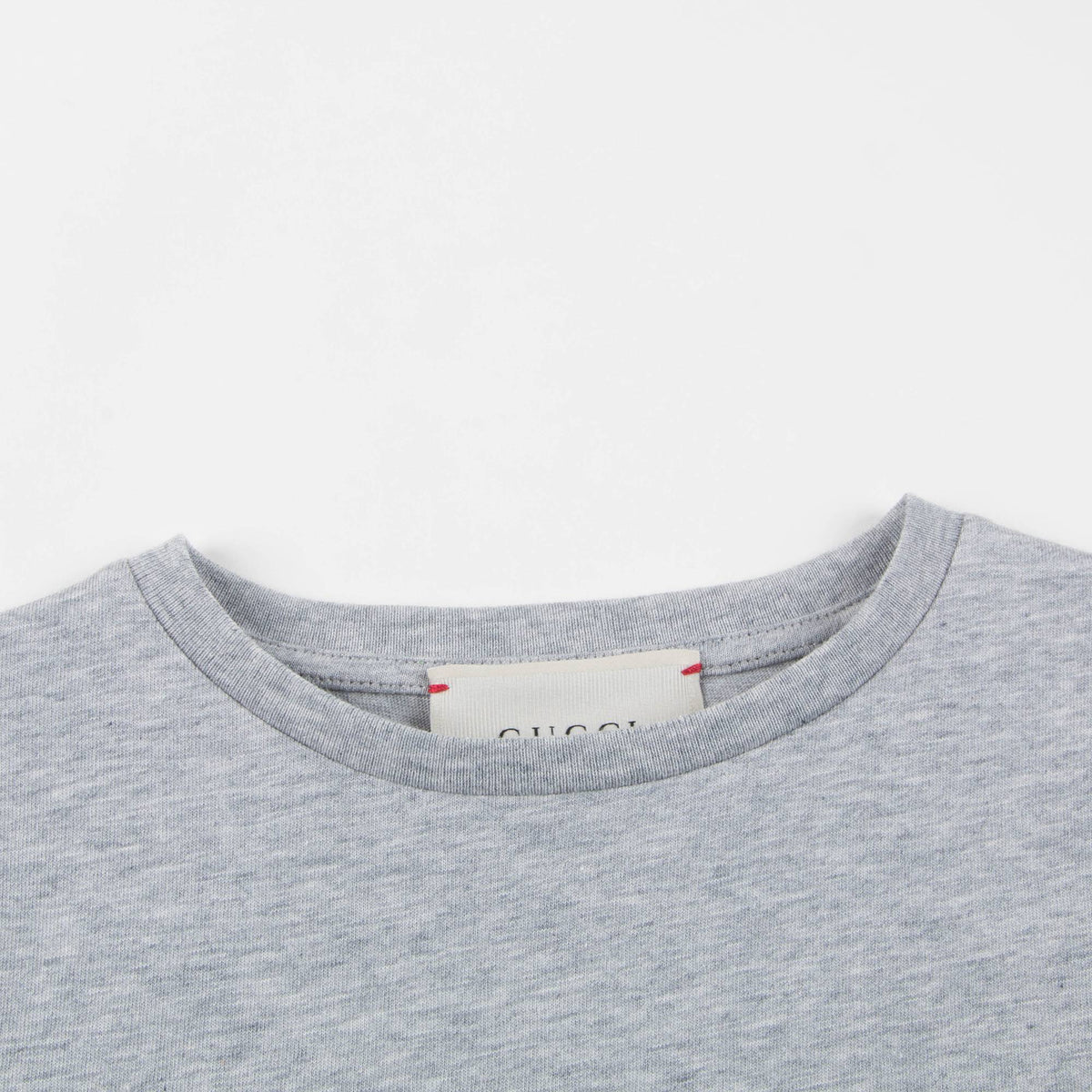 T-shirt gris clair en coton pour garçons