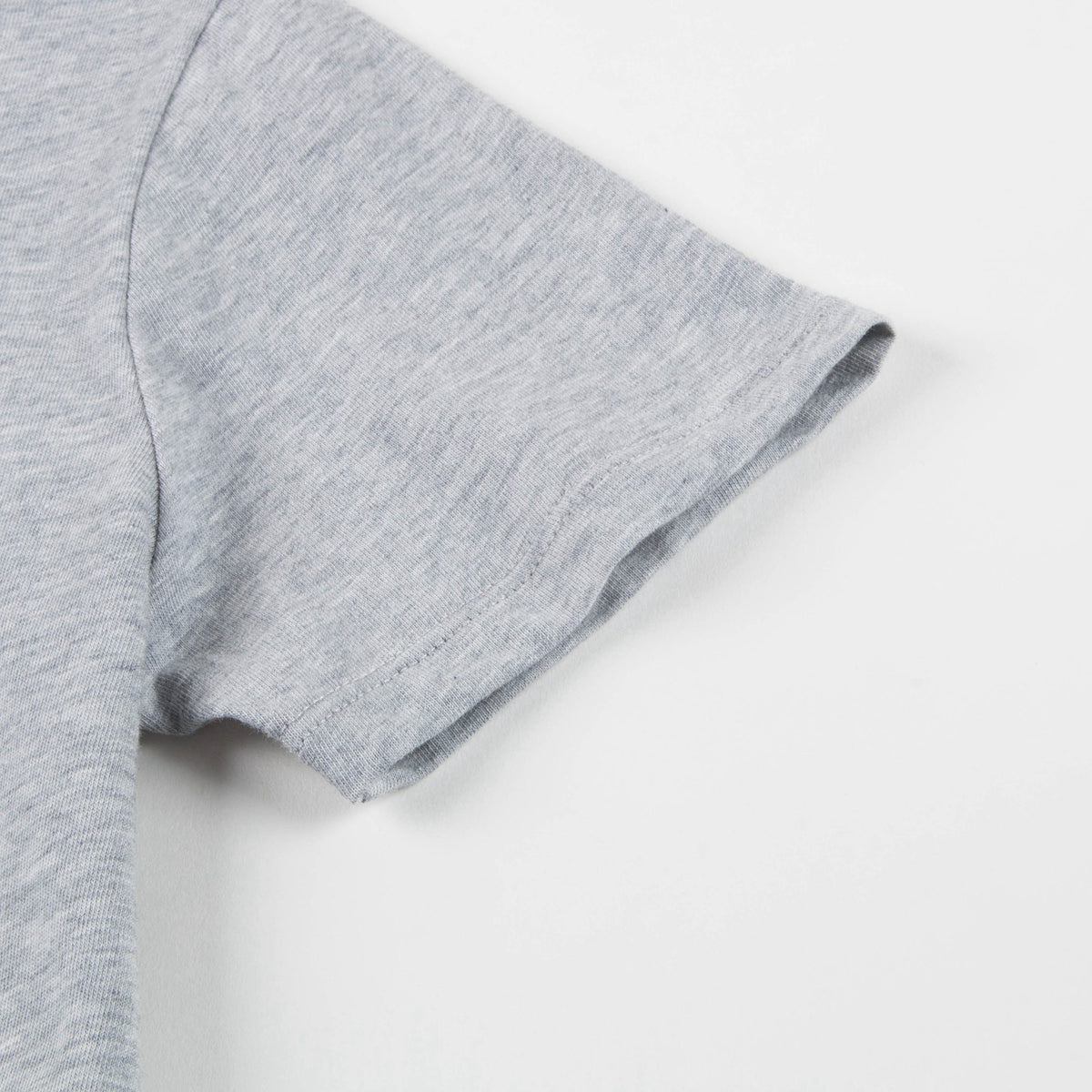 T-shirt gris clair en coton pour garçons