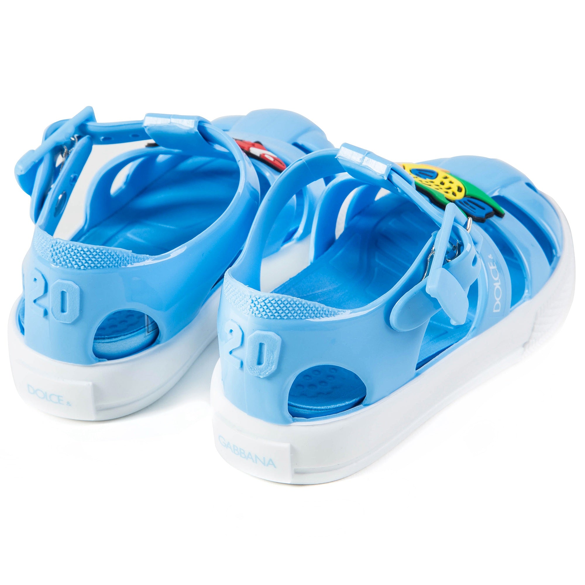 Boys & Girls Wathet Whit Fish Sandals