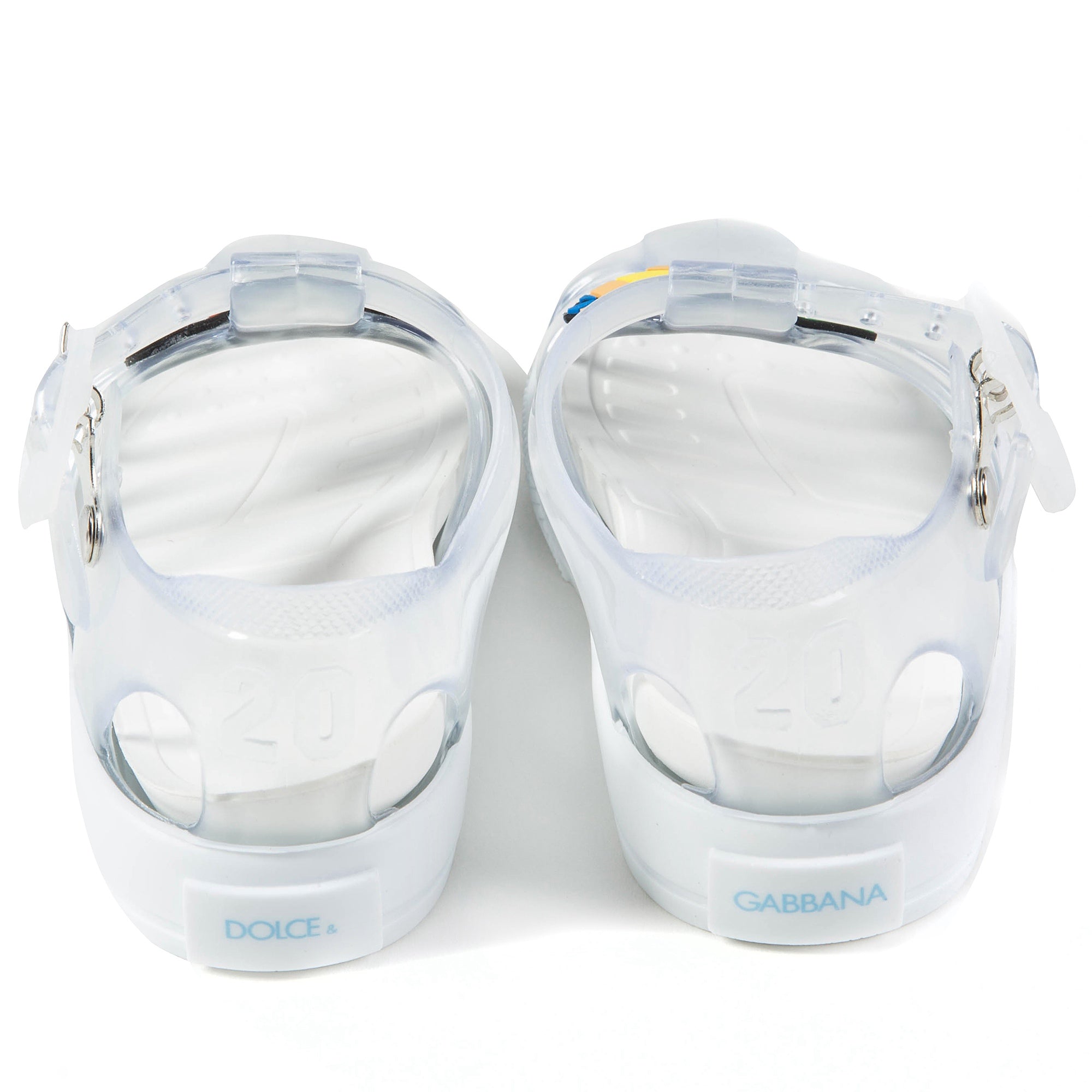 Boys & Girls Transparent Whit Fish Sandals