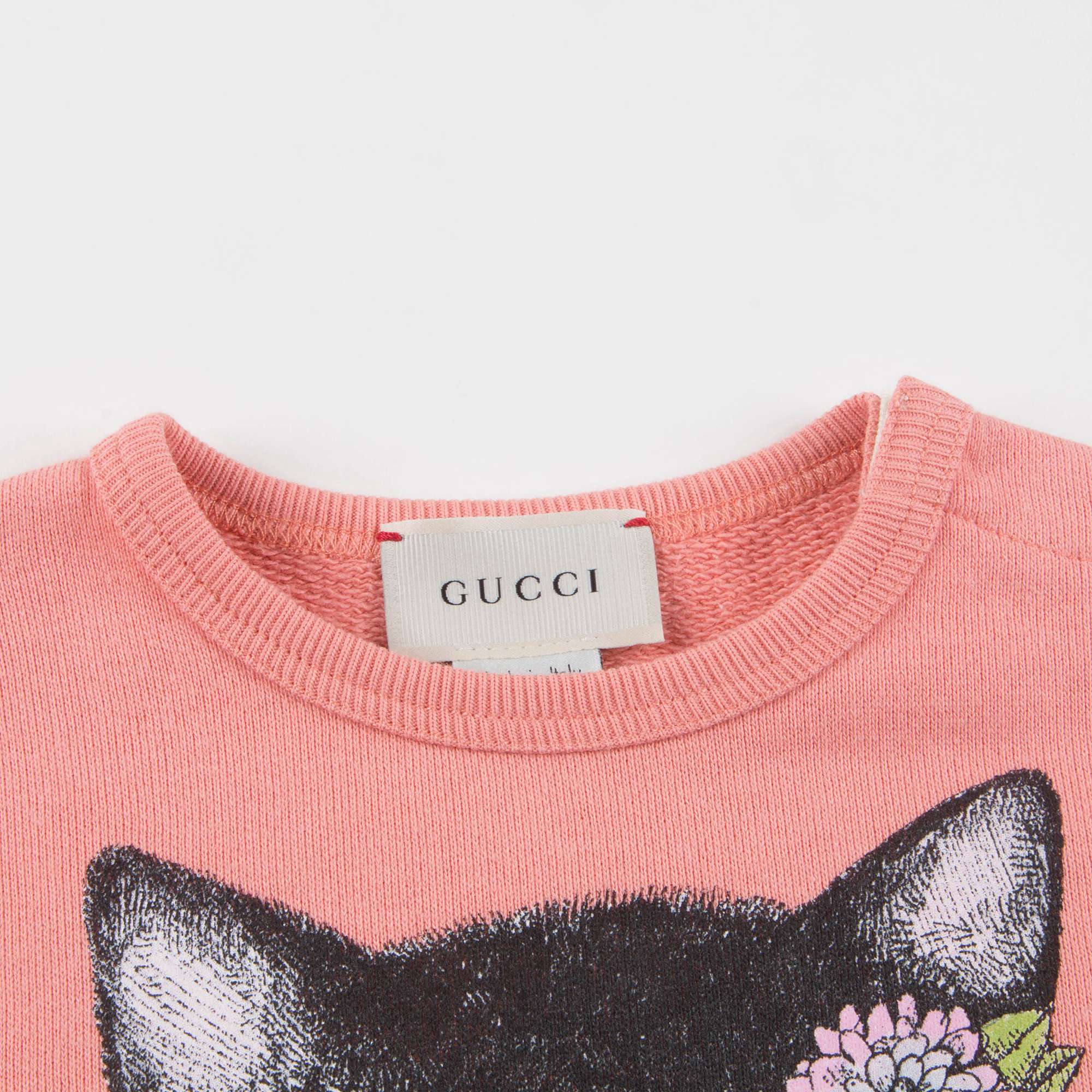 Baby Girls Rosa Antico Cat Sweatshirt