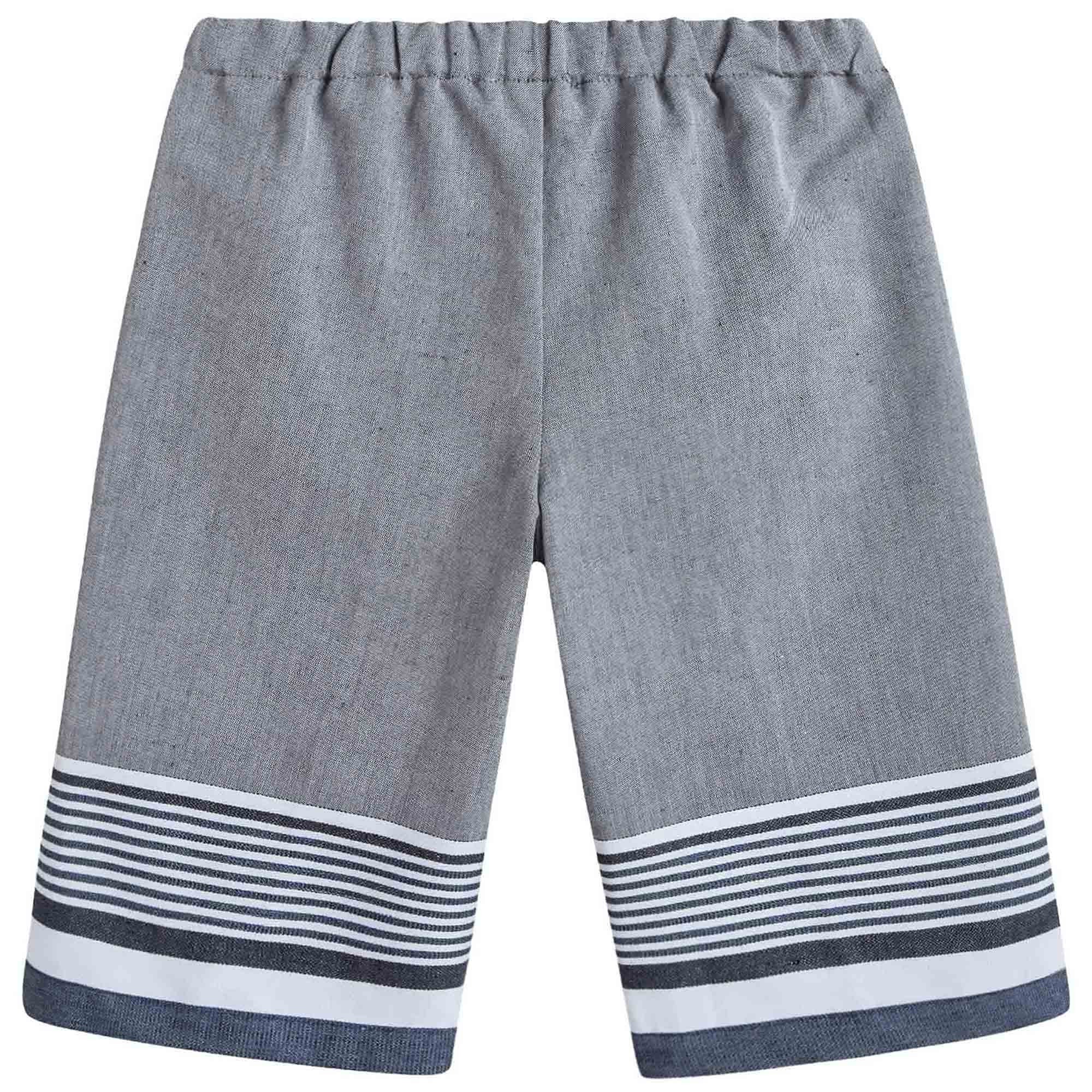 Girls Grey Capri Pants