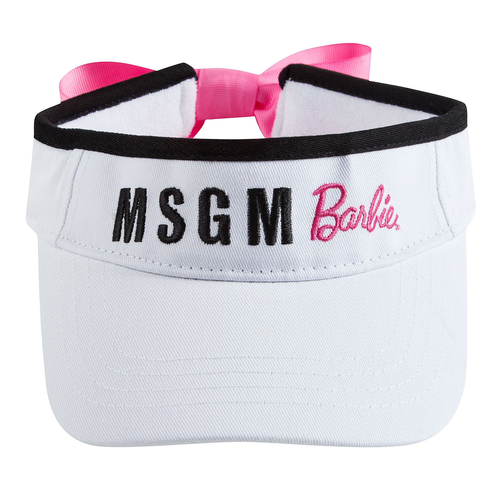 Girls White Logo Sunhat