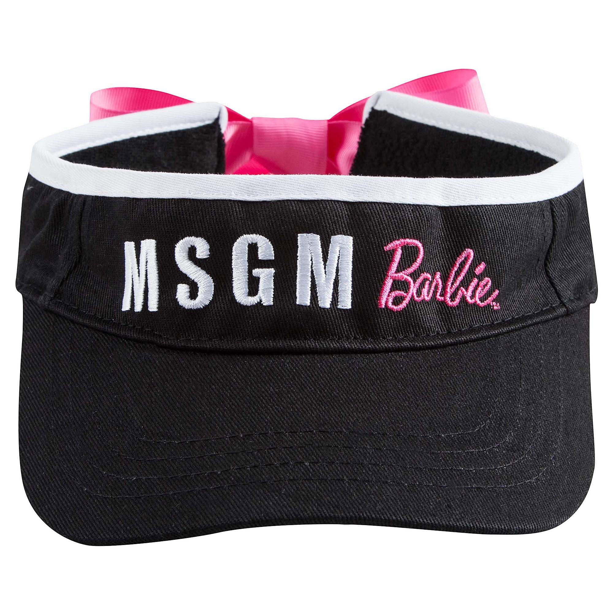 Girls Black Logo Sunhat
