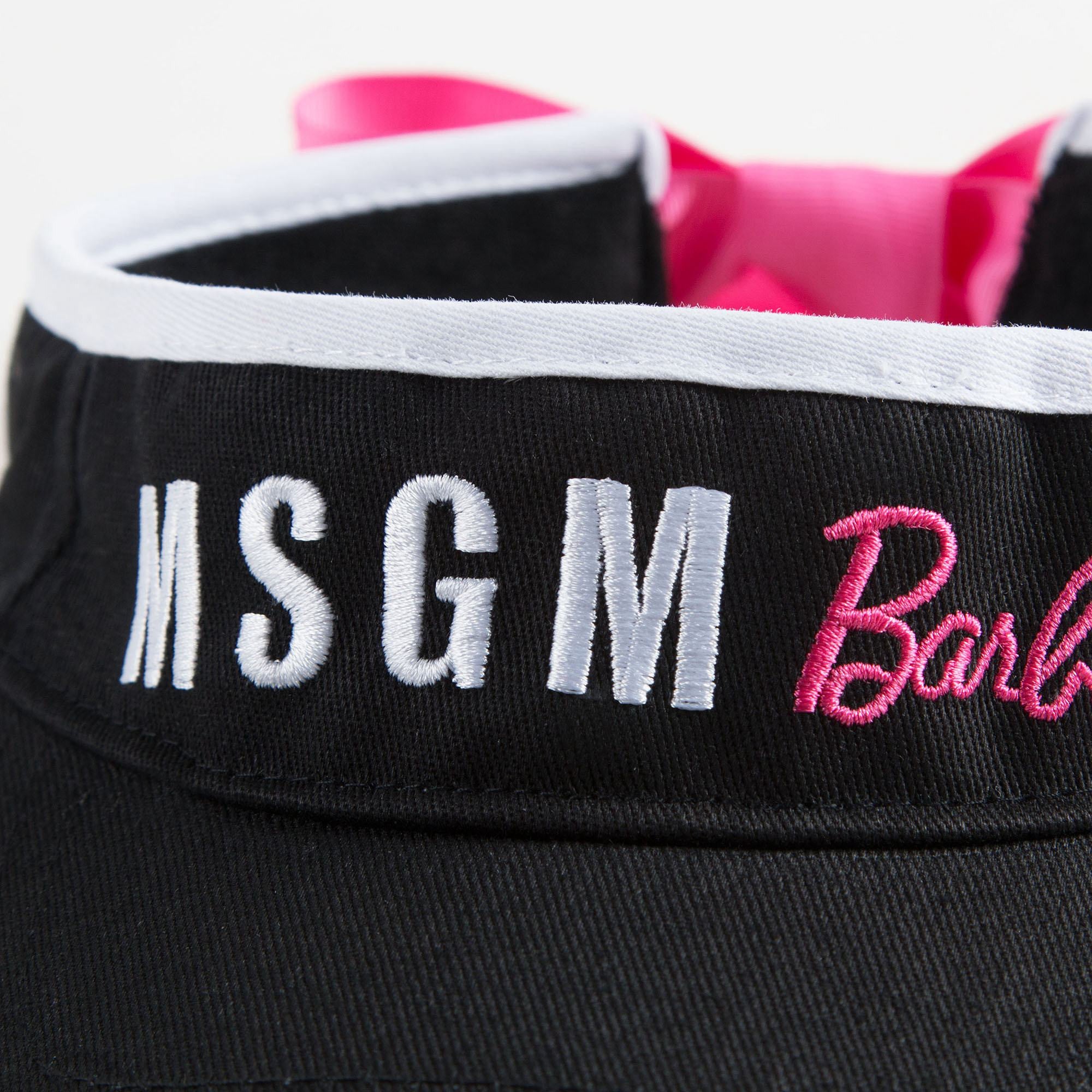 Girls Black Logo Sunhat