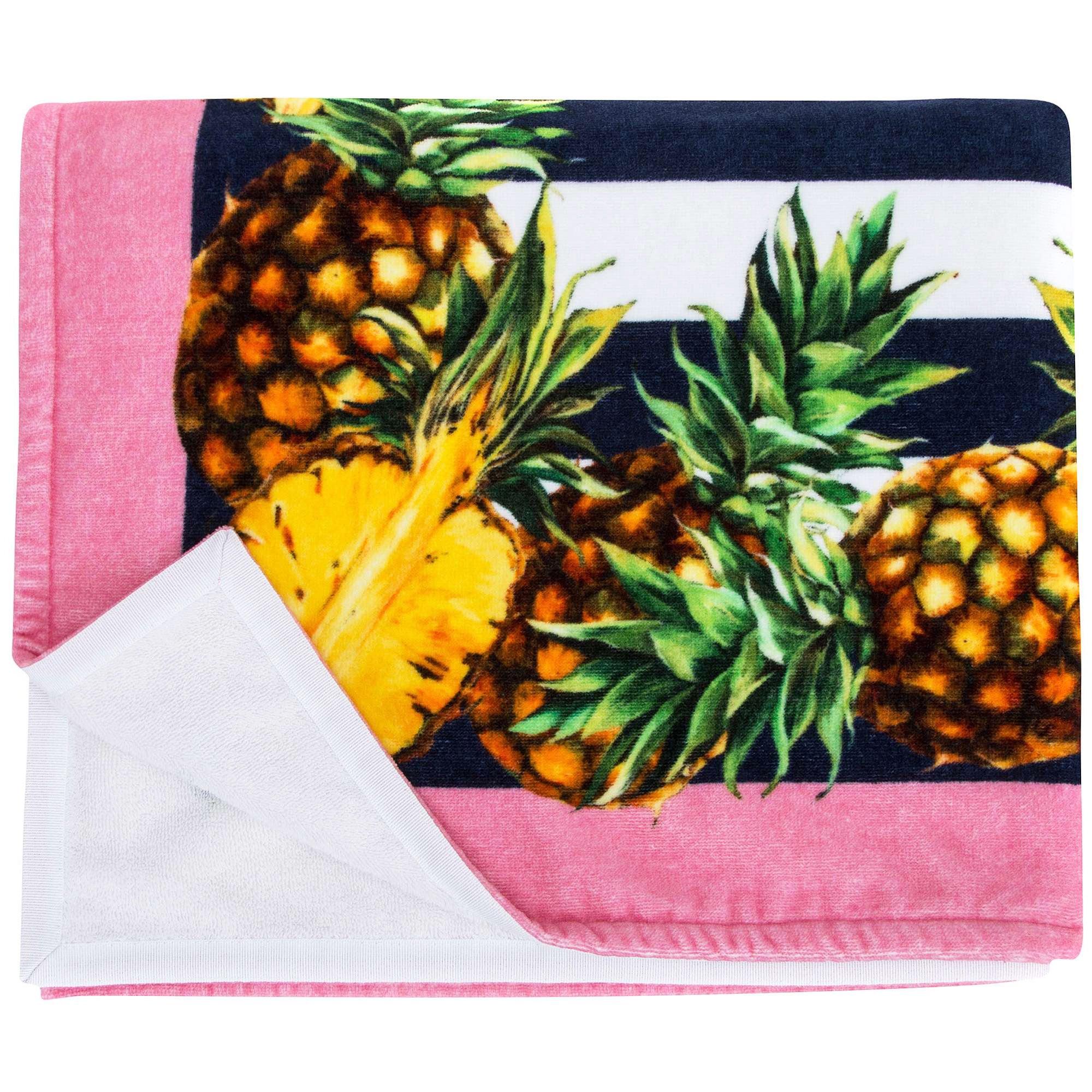 Pink Pineapple Printed Blanket