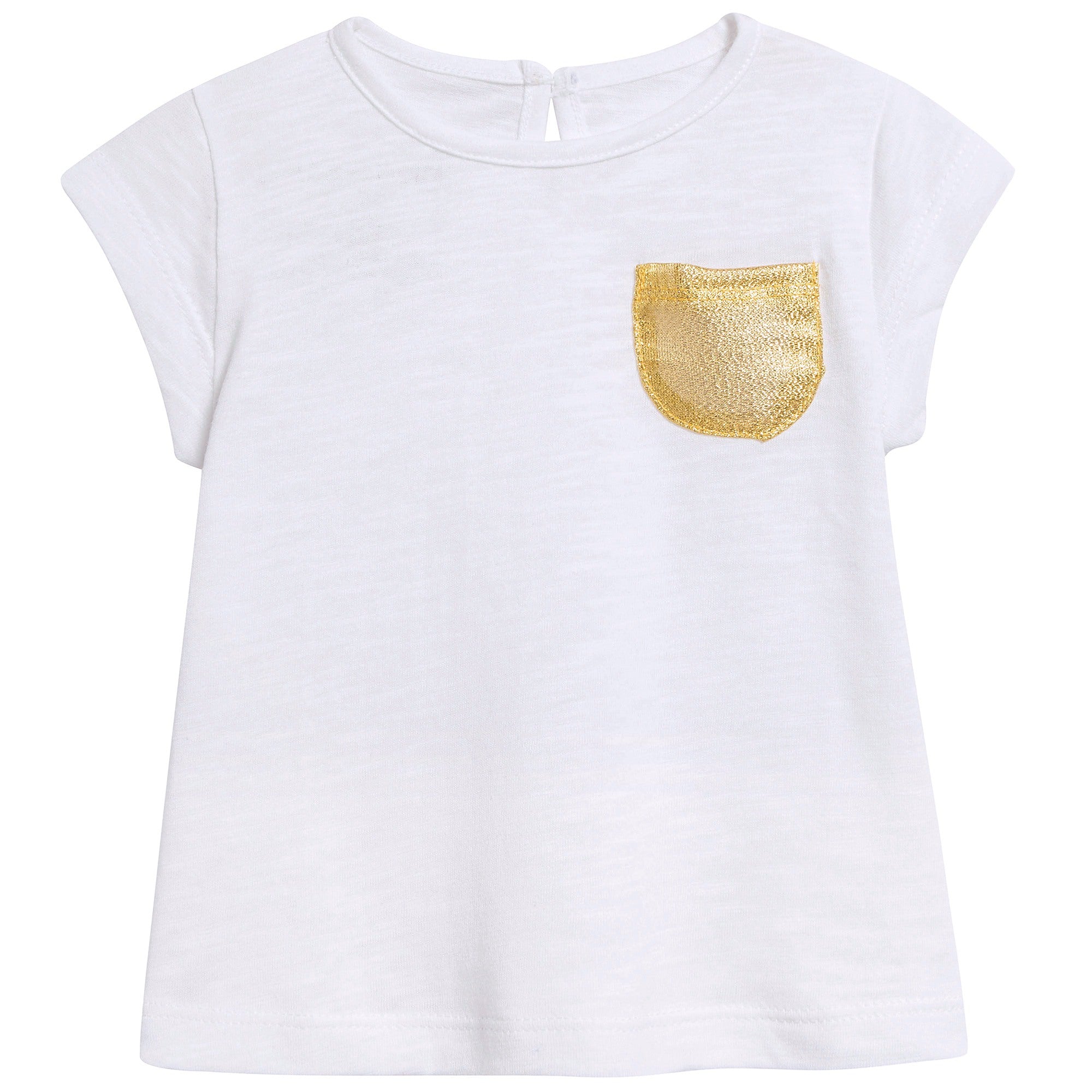 Baby White "Jersey" Cotton T-shirt