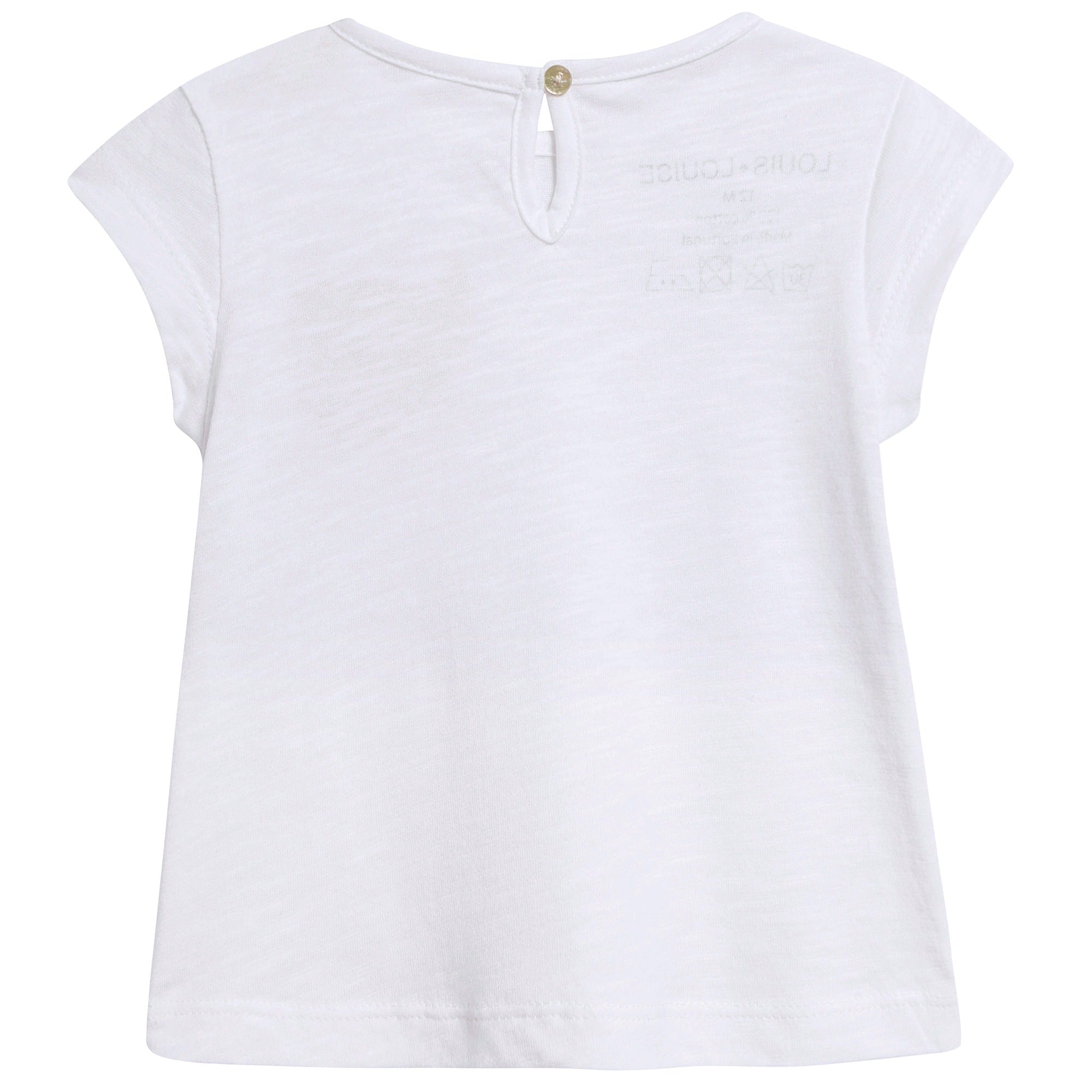 Baby White "Jersey" Cotton T-shirt