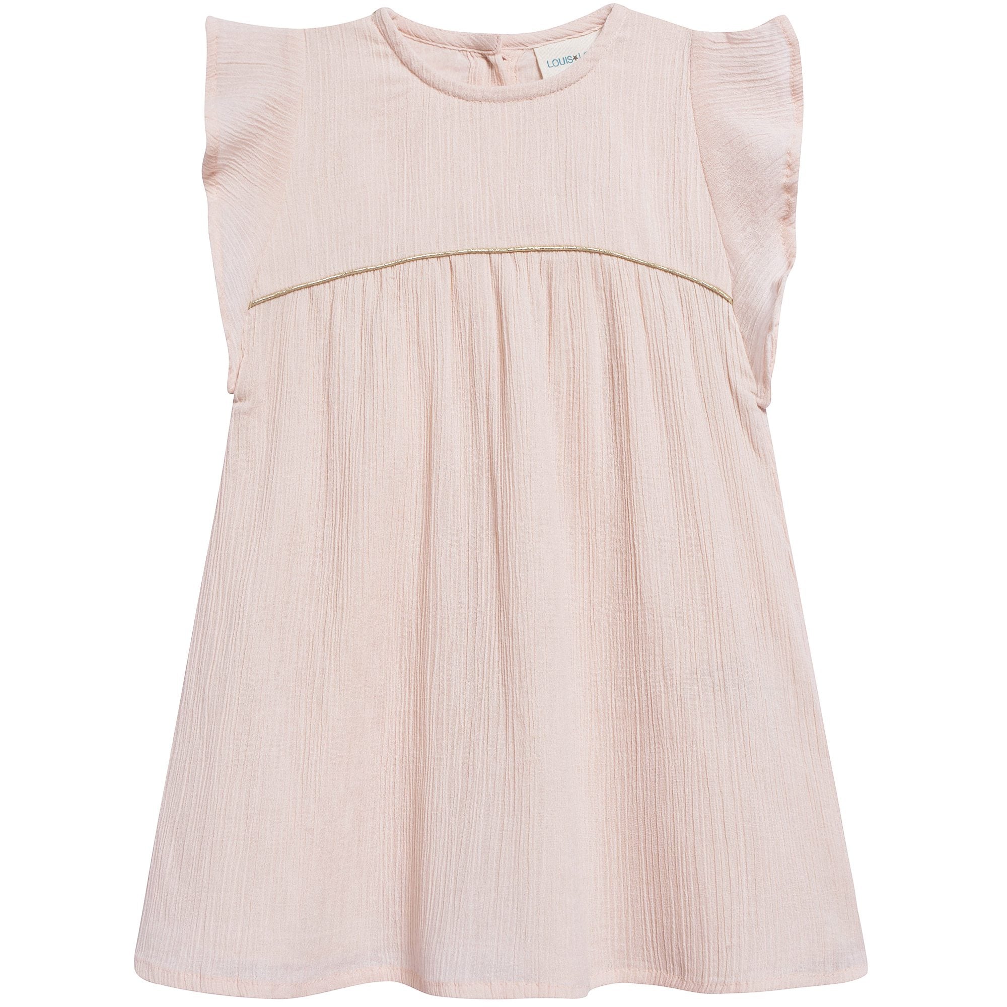 Baby Girls Light Pink "Cotton Crepe" Dress