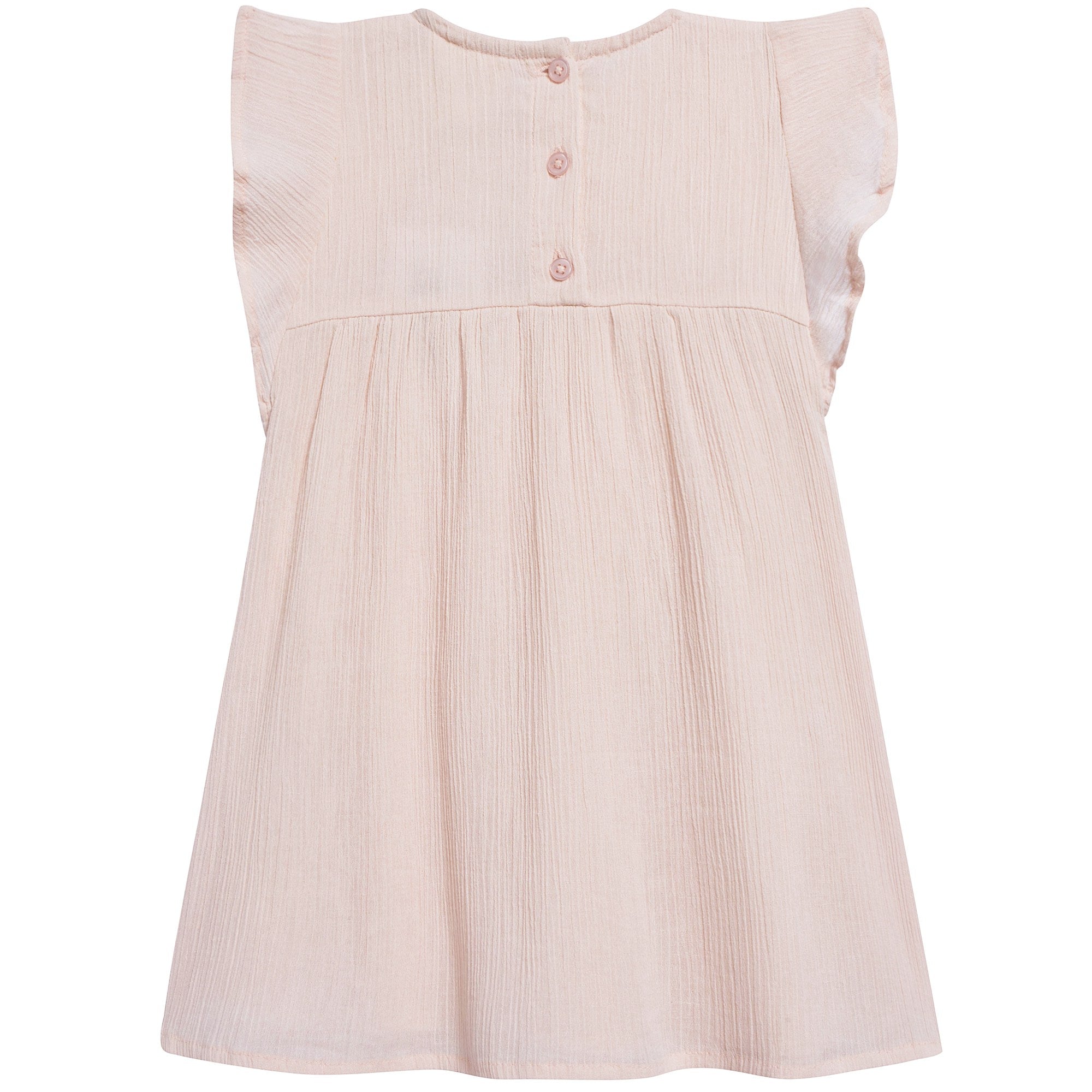 Baby Girls Light Pink "Cotton Crepe" Dress