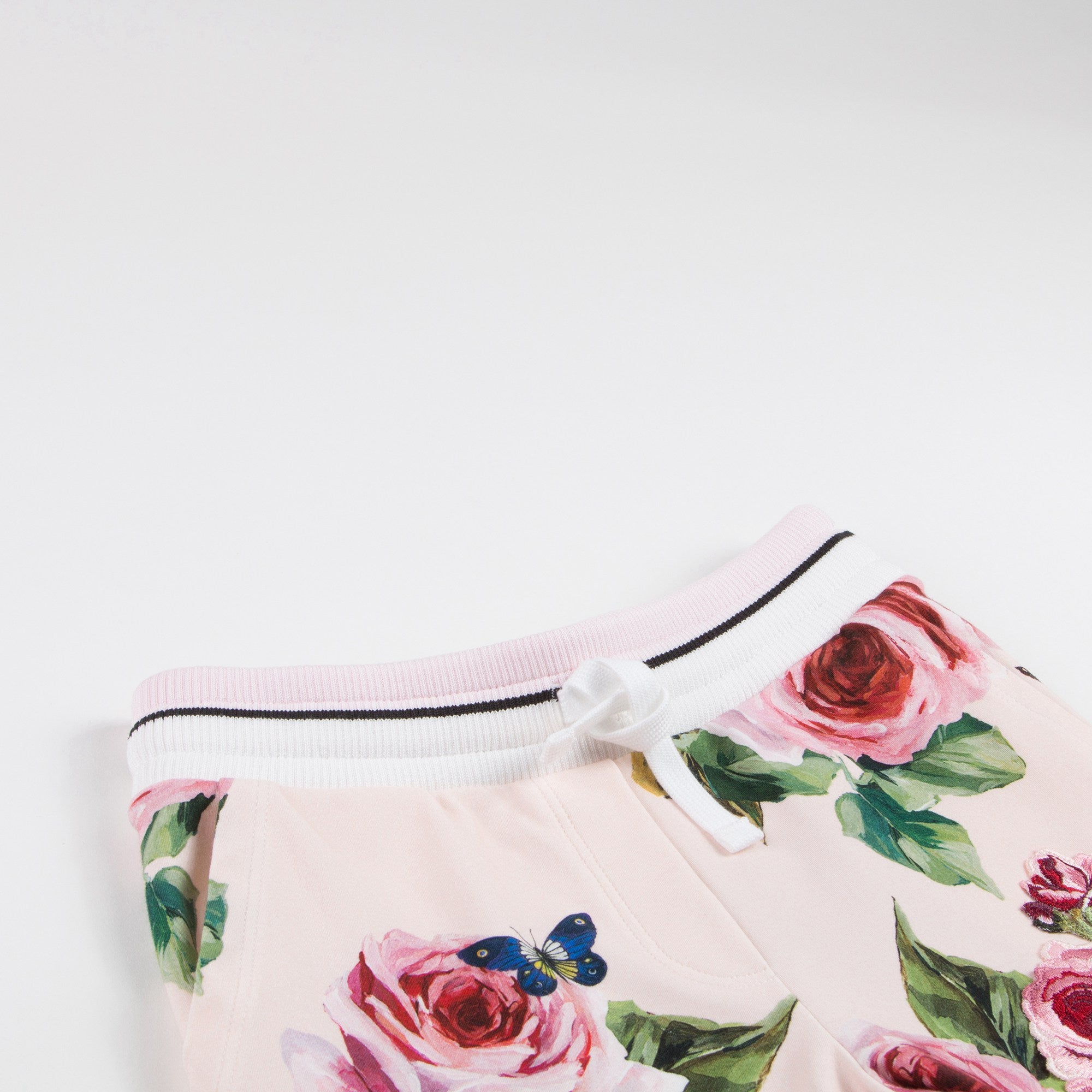 Girls Beige Rose Cotton Set