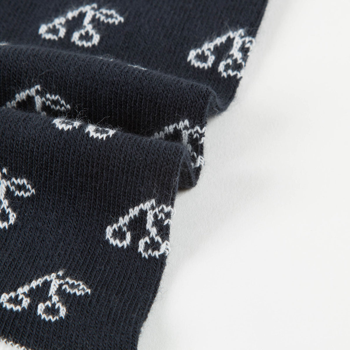 Chaussettes cerises blanches noires pour fille