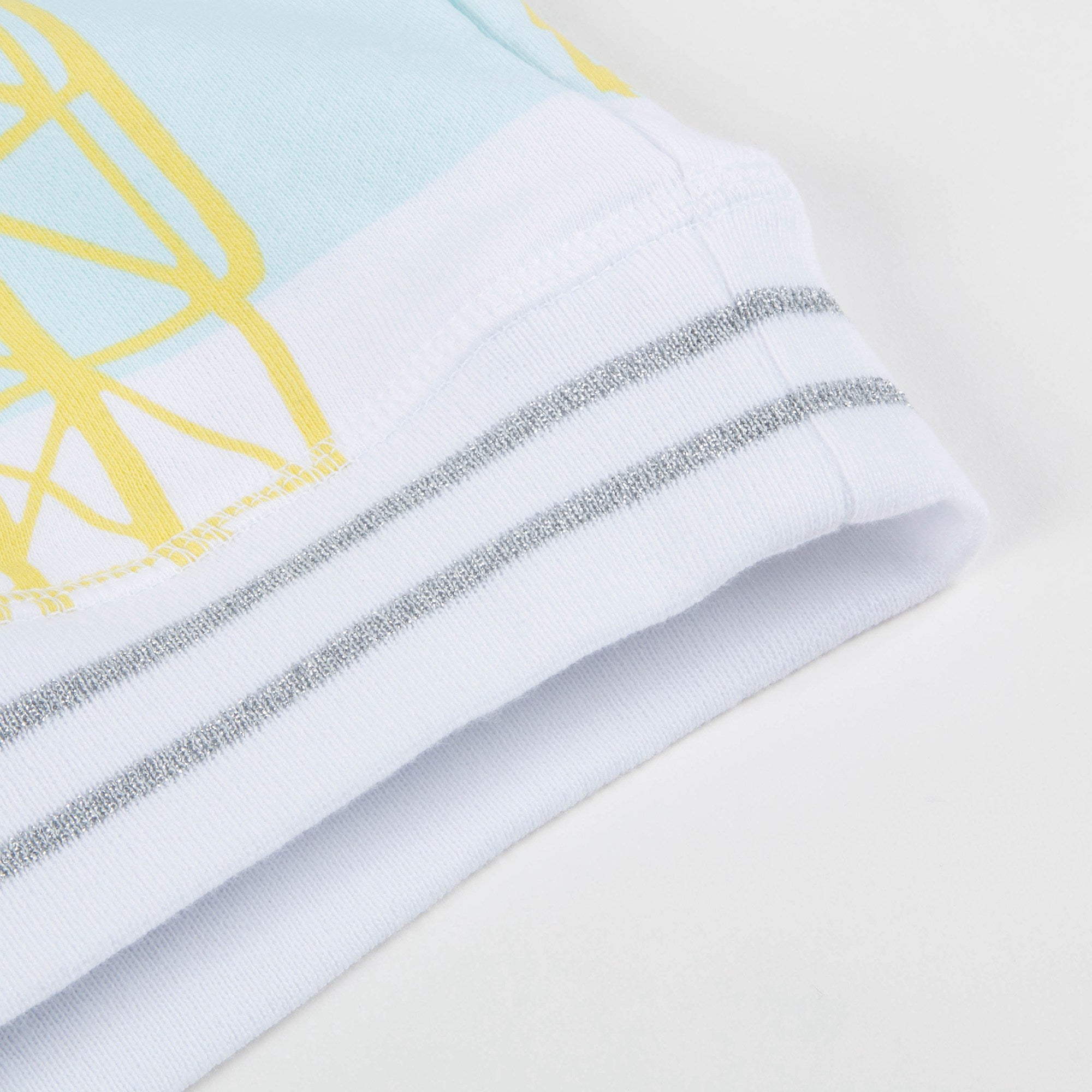 Girls White Logo Cotton Sweater