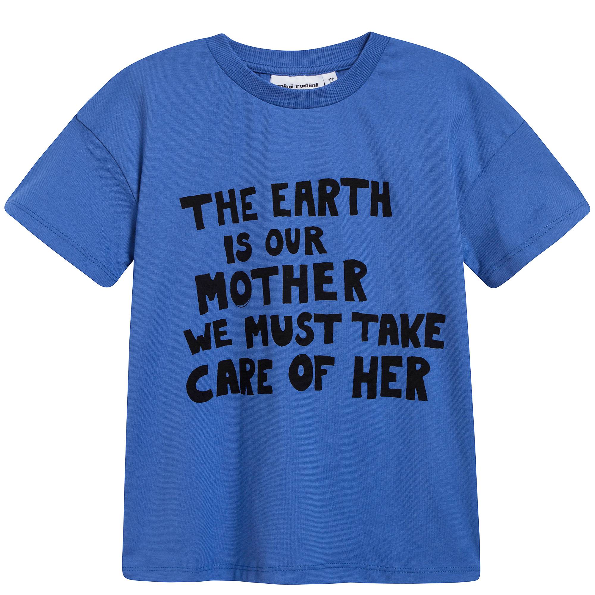 Girls Blue Organic Cotton T-shirt
