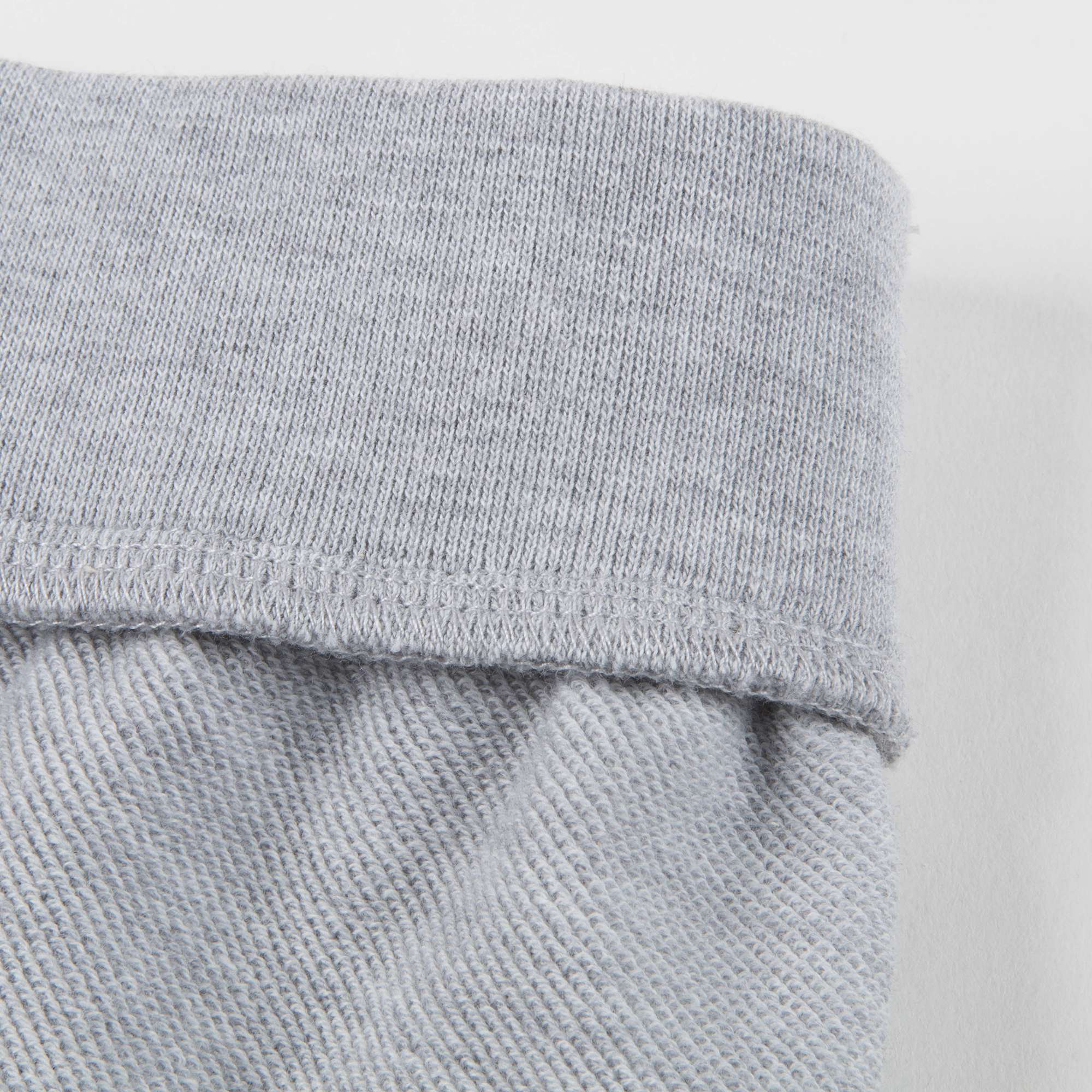 Girls Marl Grey Logo Cotton Trousers